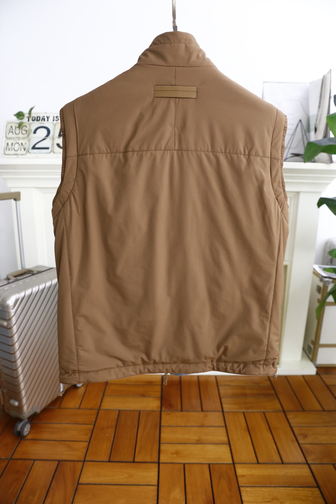 🔥杰尼*/Ze*na.2025秋季男士新品双面可穿薄棉马甲！奢华经典品牌原版字母LOGO设计😎男士商务休