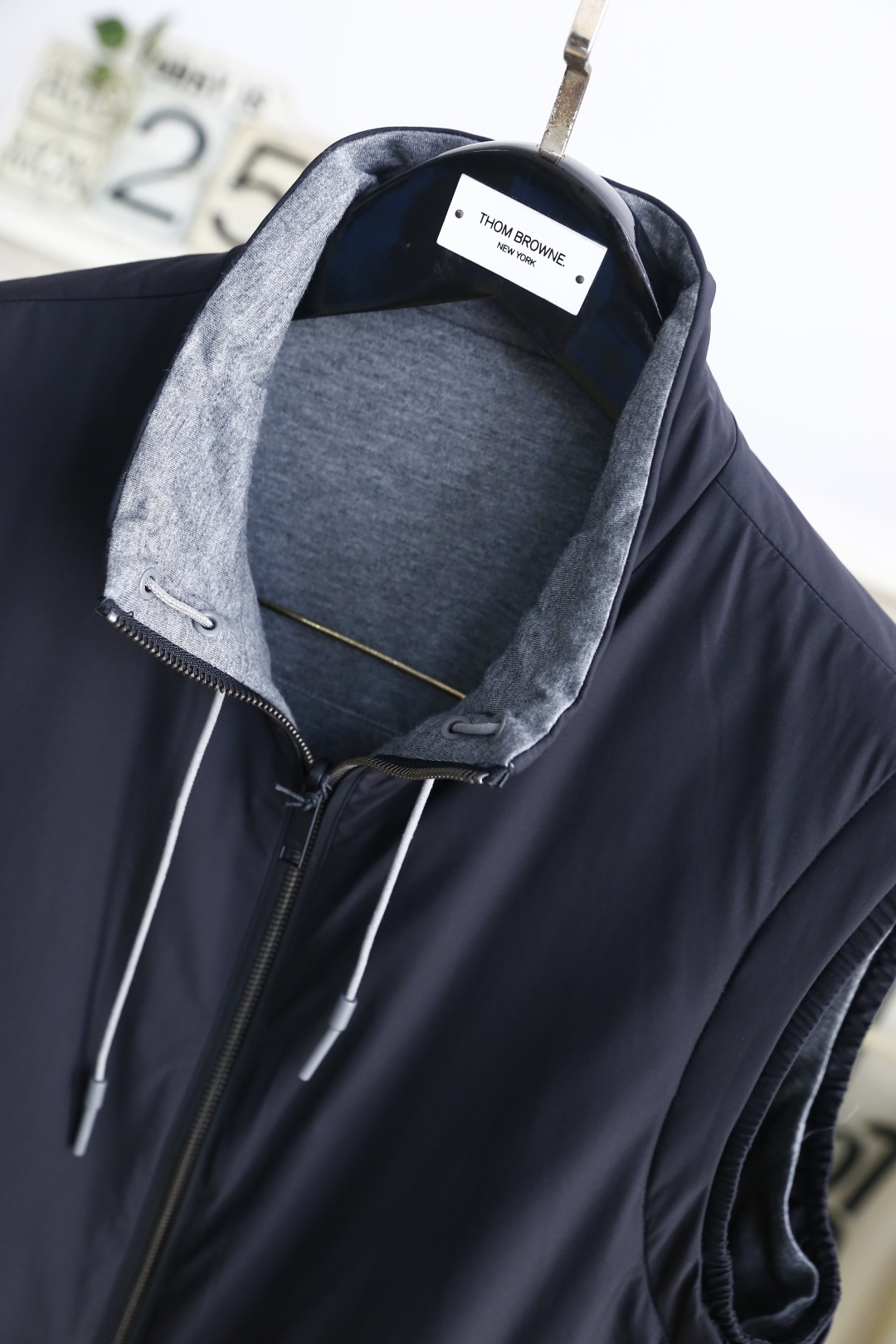 🔥杰尼*/Ze*na.2025秋季男士新品双面可穿薄棉马甲！奢华经典品牌原版字母LOGO设计😎男士商务休