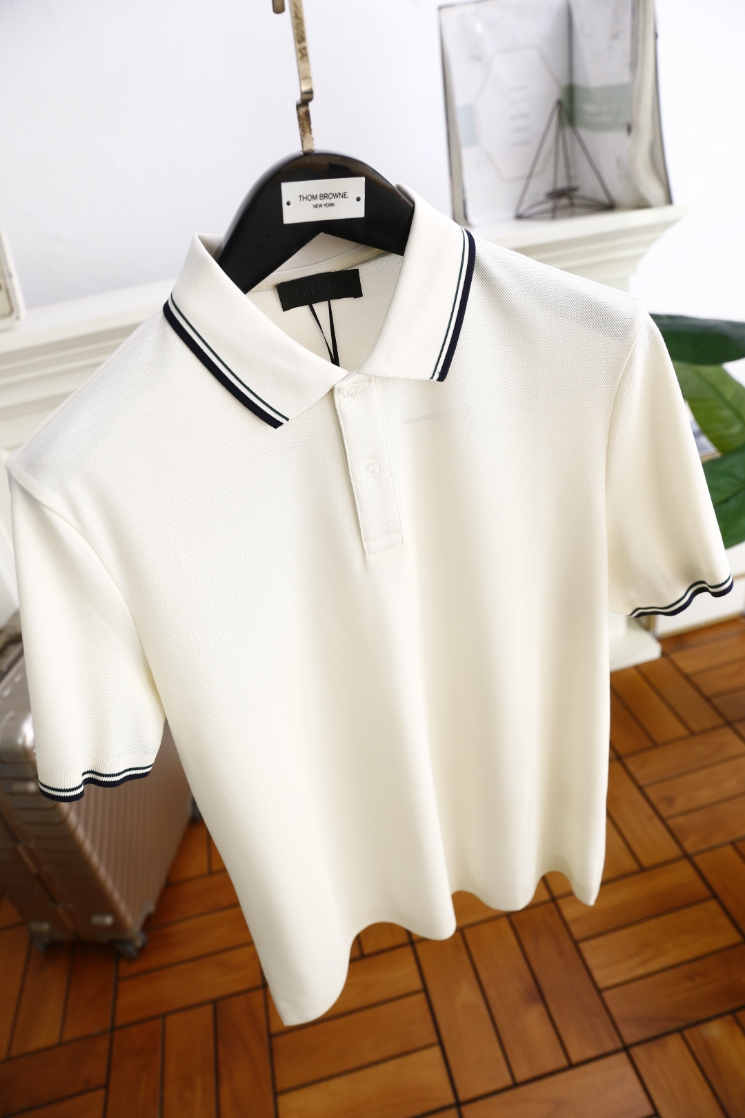 🔥杰尼*/Zeg*a.夏季最后一批翻领短袖回货😎😎25男士经典翻领POLO衫！重磅级尤物单品，新形态雅痞