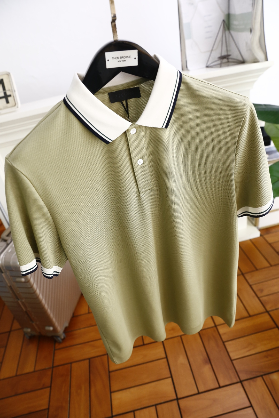 🔥杰尼*/Zeg*a.夏季最后一批翻领短袖回货😎😎25男士经典翻领POLO衫！重磅级尤物单品，新形态雅痞