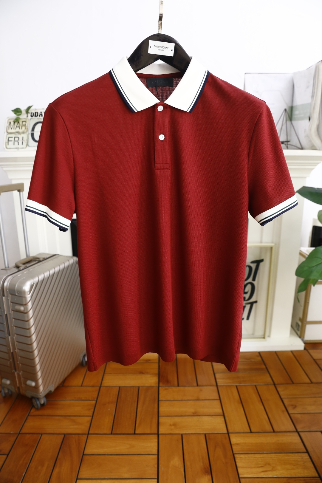 🔥杰尼*/Zeg*a.夏季最后一批翻领短袖回货😎😎25男士经典翻领POLO衫！重磅级尤物单品，新形态雅痞