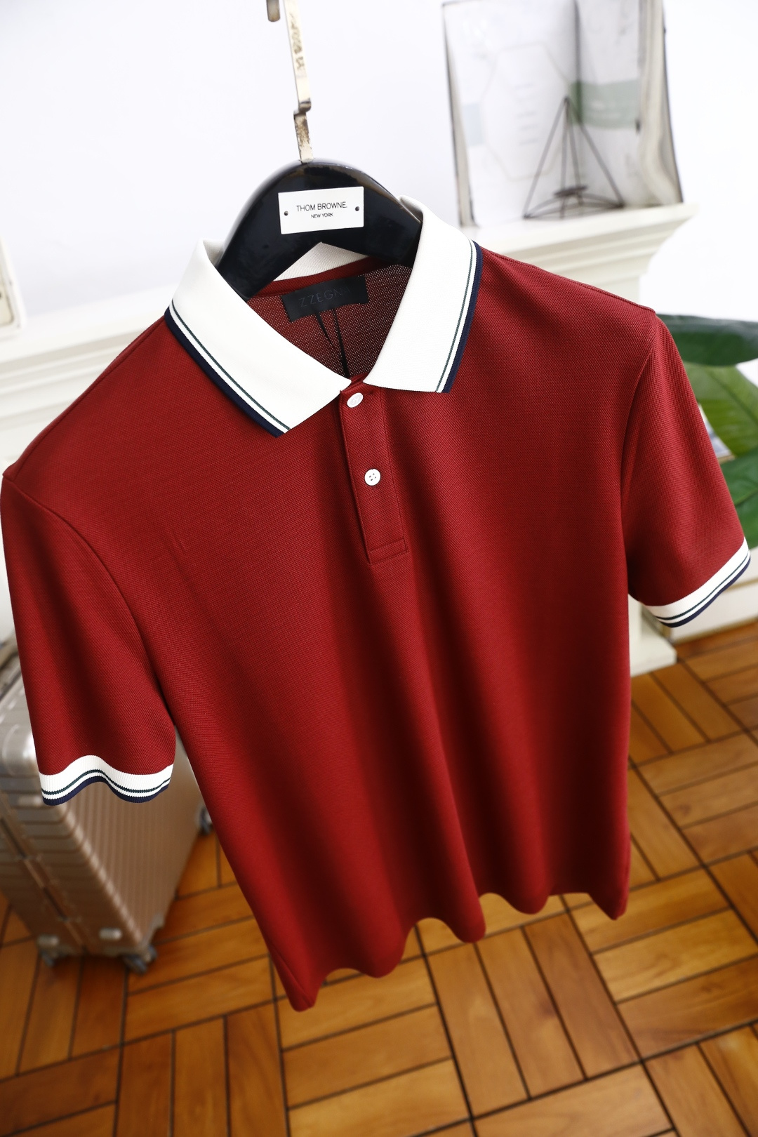 🔥杰尼*/Zeg*a.夏季最后一批翻领短袖回货😎😎25男士经典翻领POLO衫！重磅级尤物单品，新形态雅痞