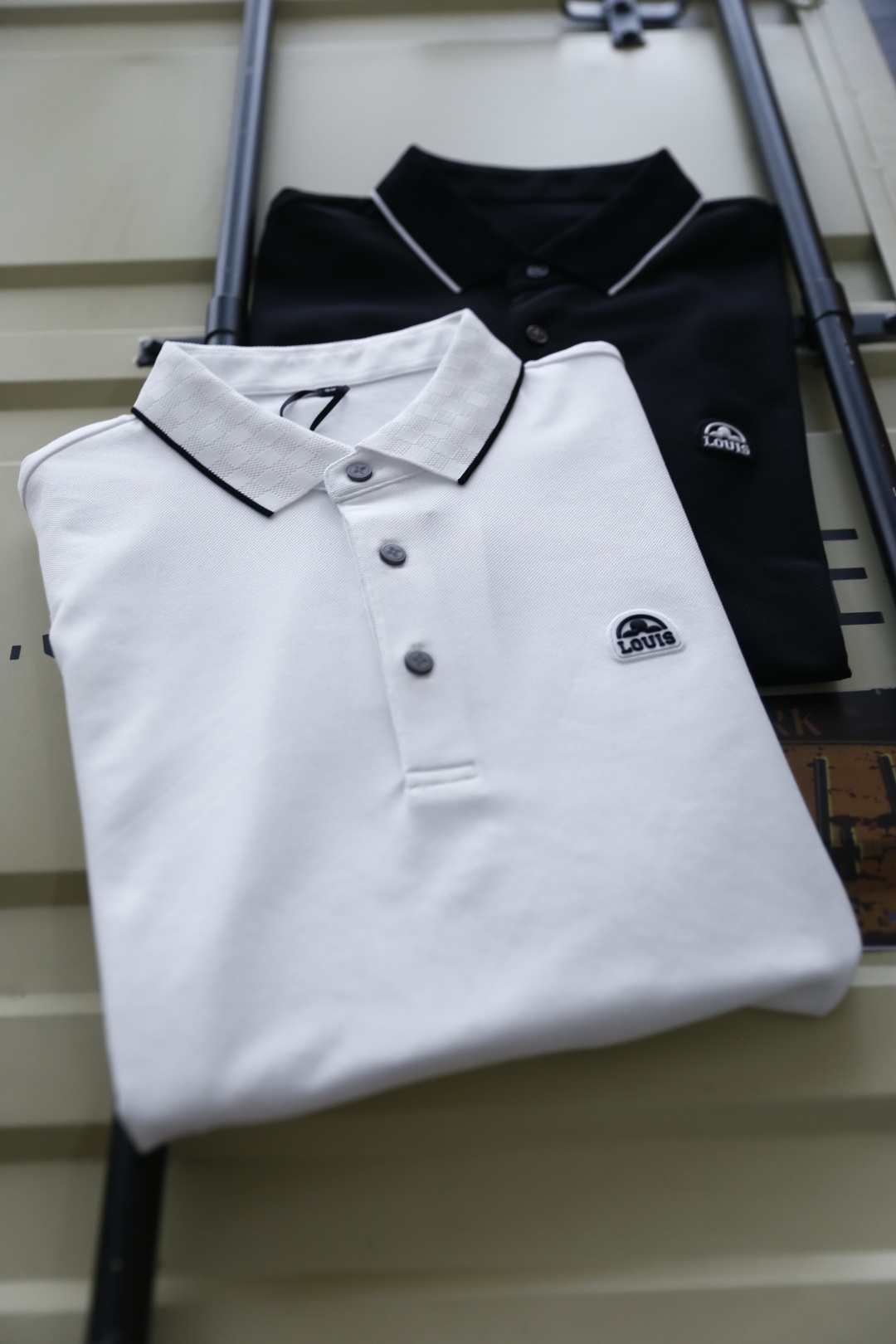 🔥路易威*/Louis Vuitt*n.夏季最后一批翻领短袖回货😎😎男士经典时尚翻领Polo短袖👍🏻时尚