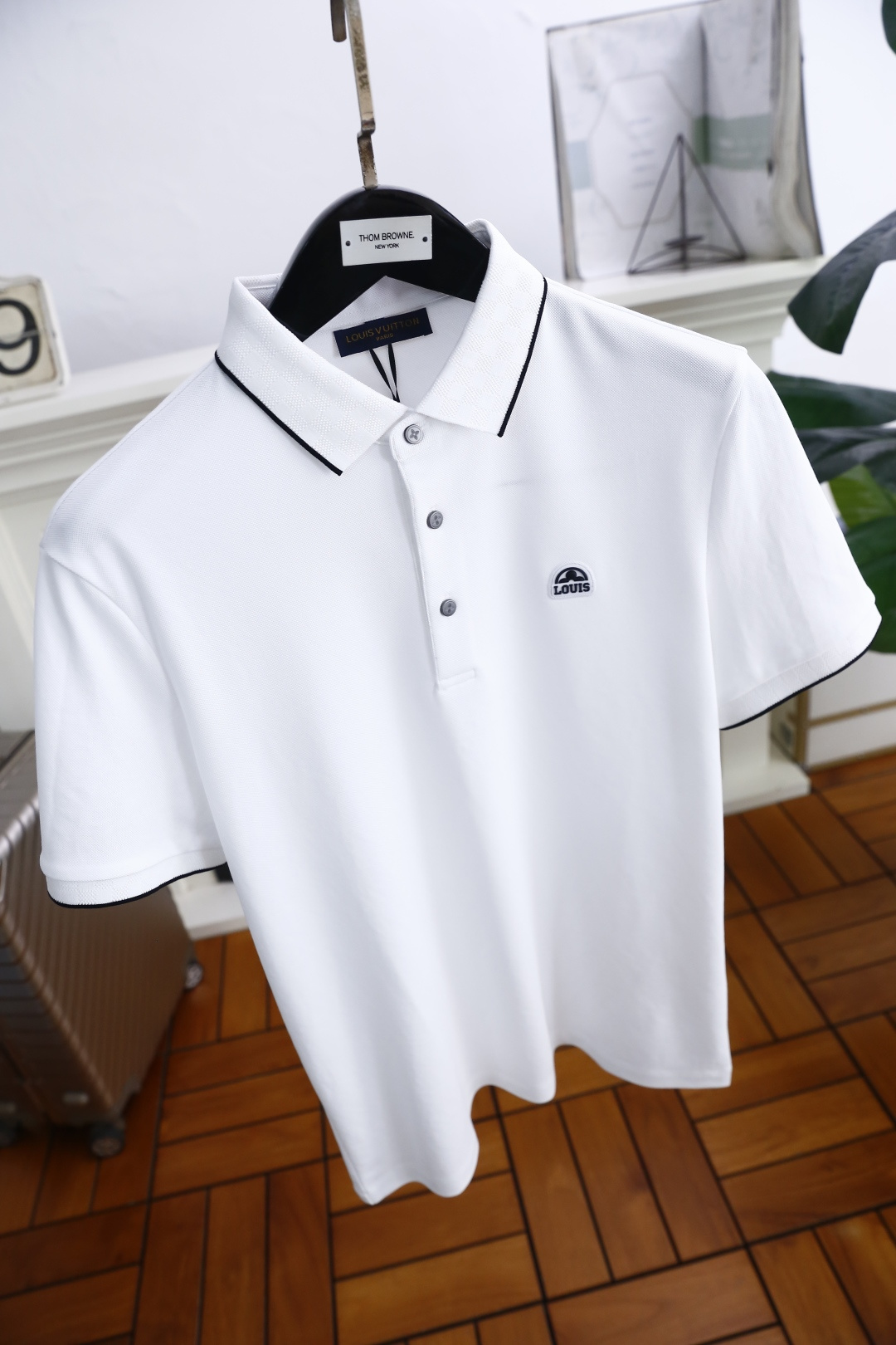 🔥路易威*/Louis Vuitt*n.夏季最后一批翻领短袖回货😎😎男士经典时尚翻领Polo短袖👍🏻时尚