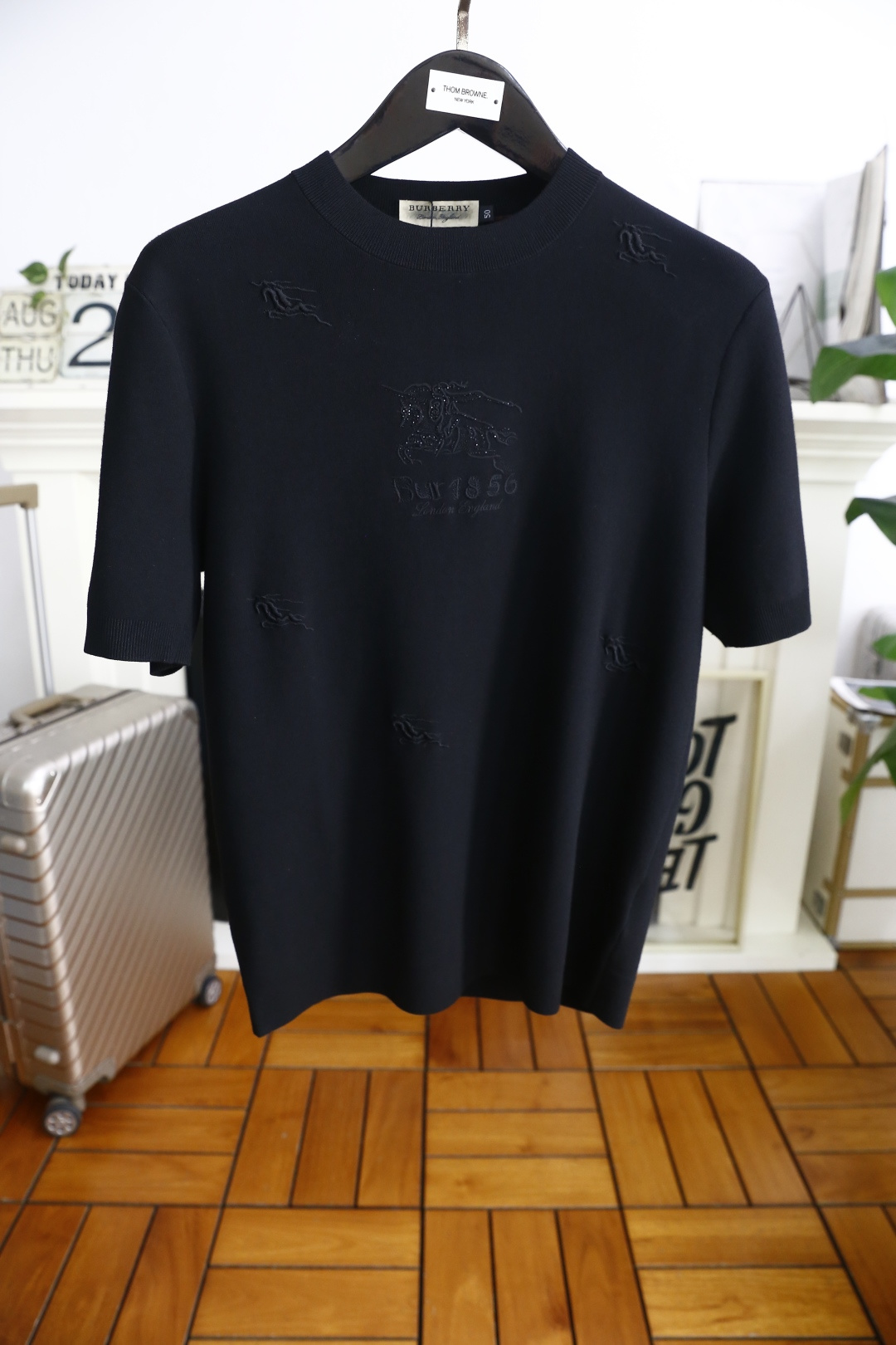 🔥巴宝丽/Burb*rry.2025秋季新品时尚男士打底针织衫！时尚经典圆领设计！奢华经典品牌战马LOG