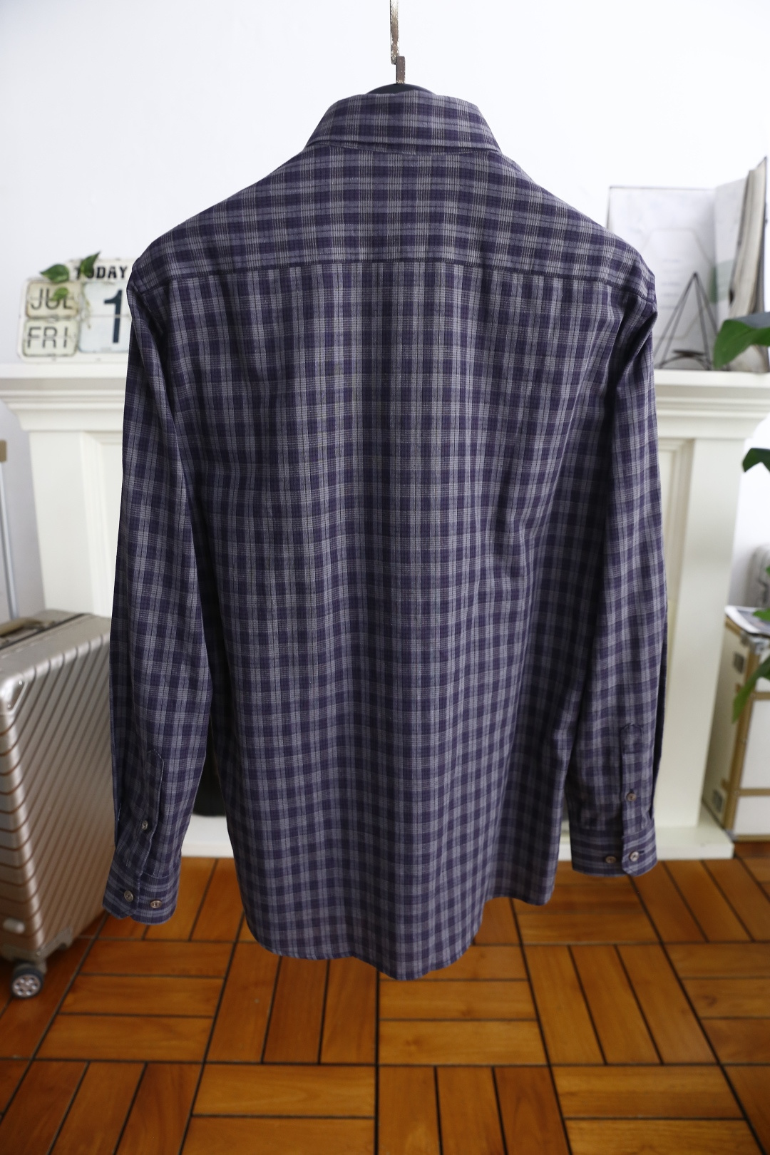 🔥巴宝丽/Burb*rry.25新品男士时尚经典格子衬衫👔上身超帅！欧洲专柜同款单品，随意百搭！奢华经典