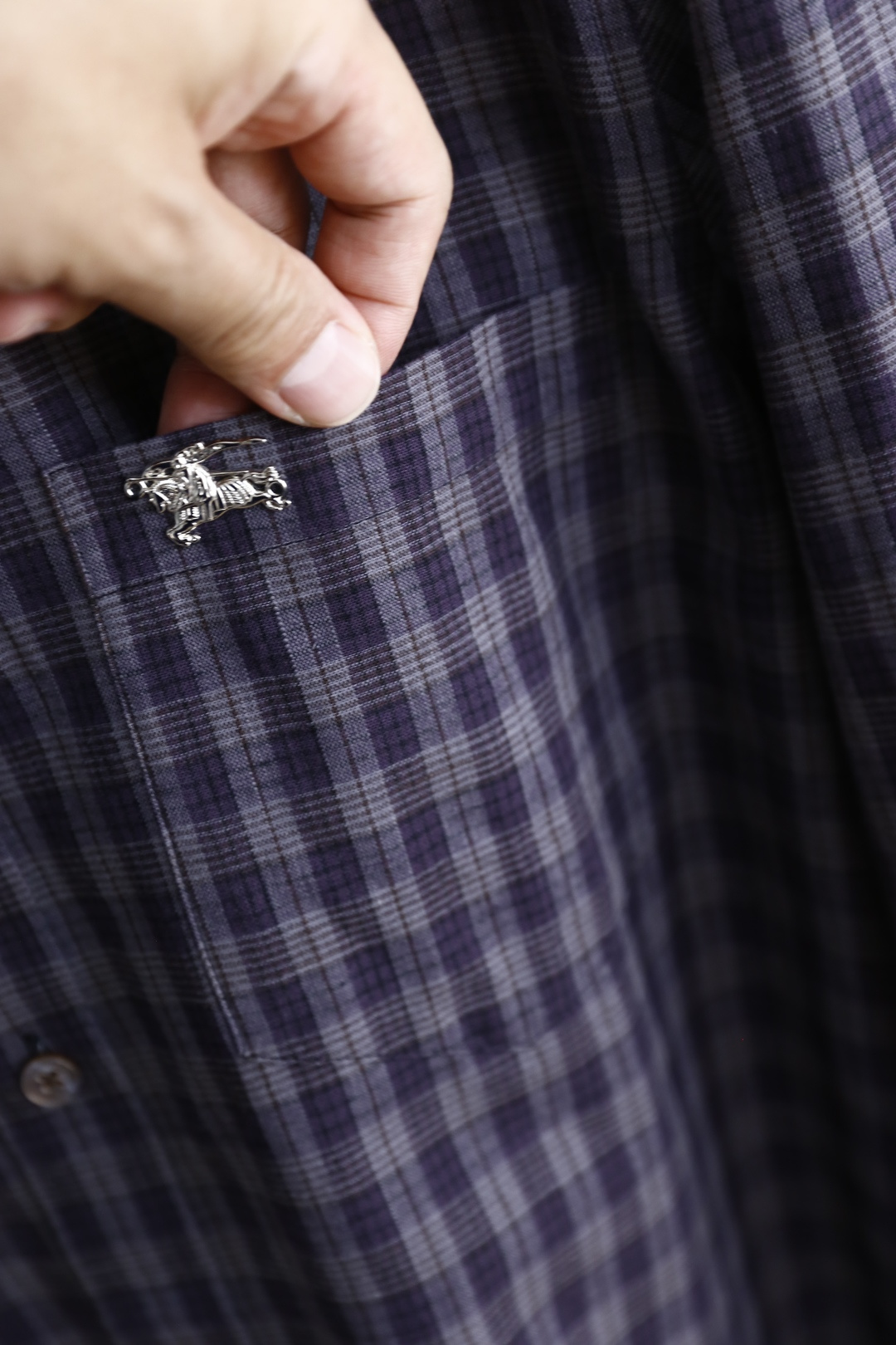 🔥巴宝丽/Burb*rry.25新品男士时尚经典格子衬衫👔上身超帅！欧洲专柜同款单品，随意百搭！奢华经典