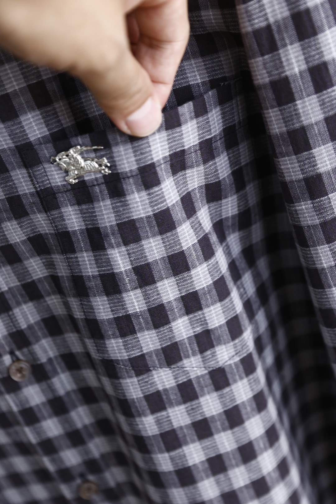 🔥巴宝丽/Burb*rry.25新品男士时尚经典格子衬衫👔上身超帅！欧洲专柜同款单品，随意百搭！奢华经典