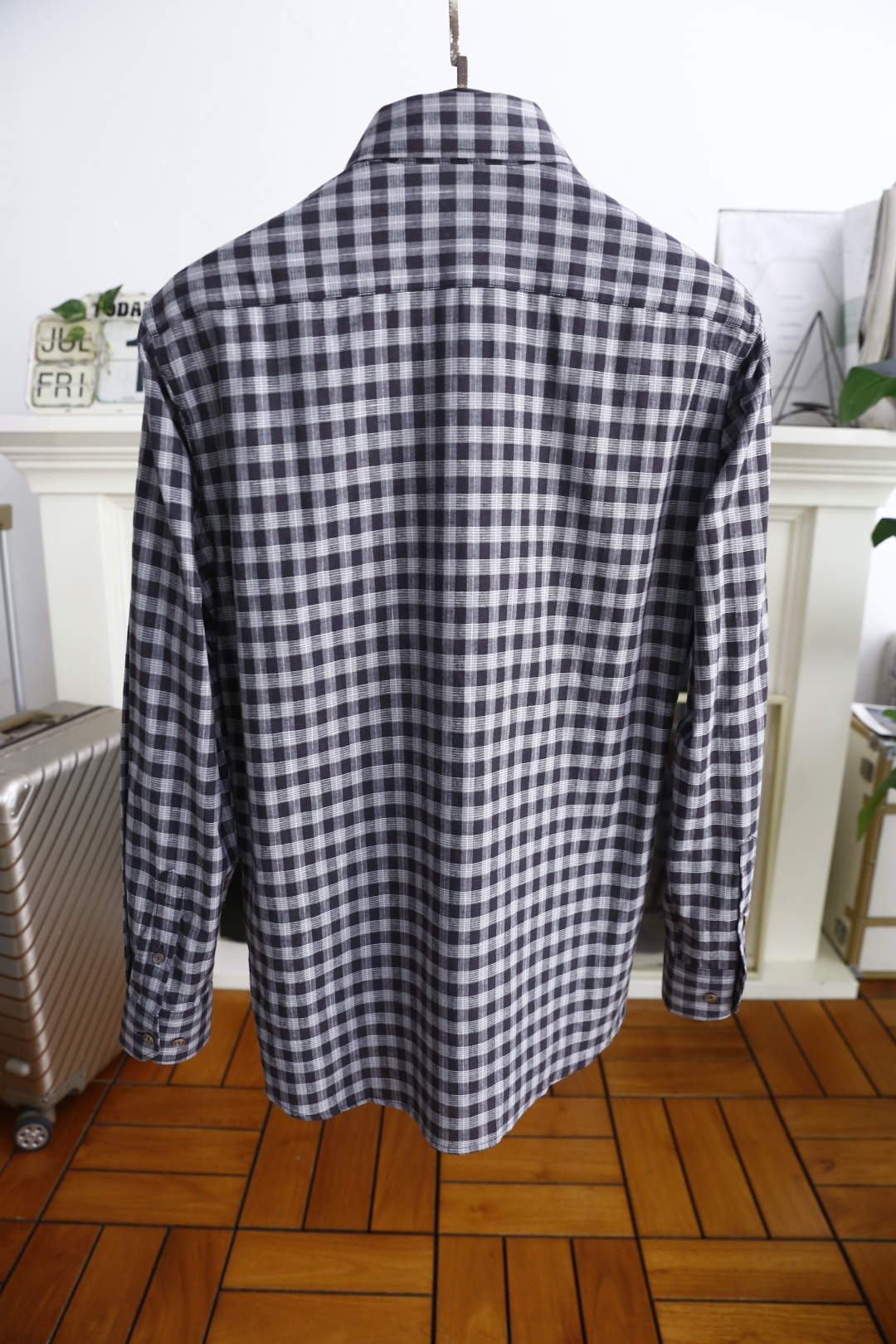 🔥巴宝丽/Burb*rry.25新品男士时尚经典格子衬衫👔上身超帅！欧洲专柜同款单品，随意百搭！奢华经典