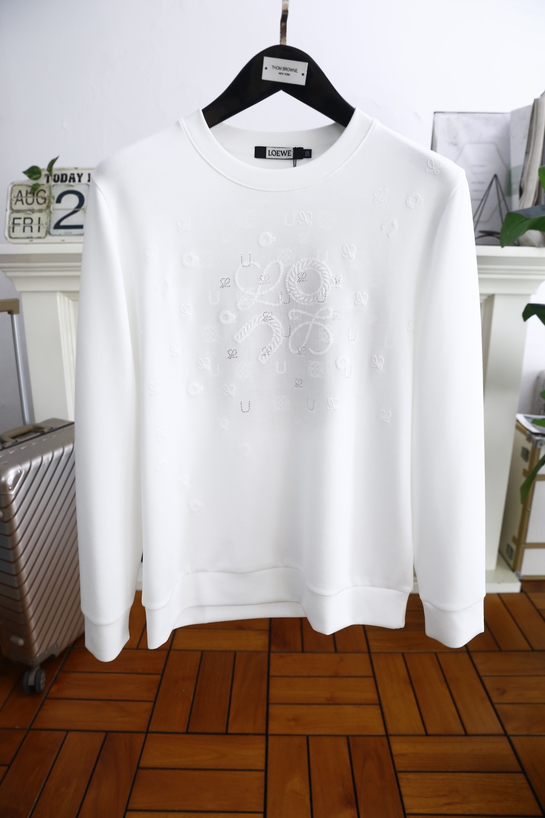 🔥罗意威.2025秋季新品时尚男士圆领卫衣🔥奢华经典品牌LOGO设计！绝对经得起时间的考验！！采用高档舒