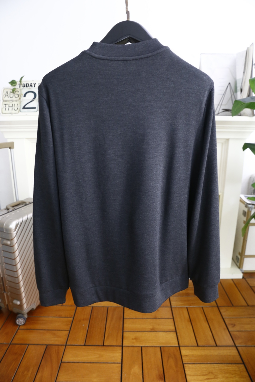 🔥杰尼*/Zeg*a.2025秋季新款时尚男士净版打底衫！采用羊毛醋酸混纺面料！入手便知非常柔软👍🏼上身