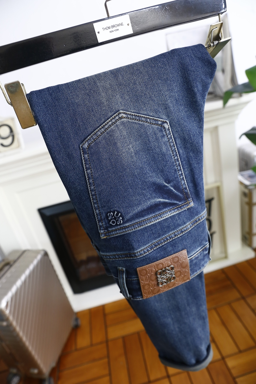 🔥罗意威.25秋季新品时尚男士牛仔裤👖采用客供水洗弹力牛仔裤！奢华经典品牌Logo设计！时尚潮流因此已成