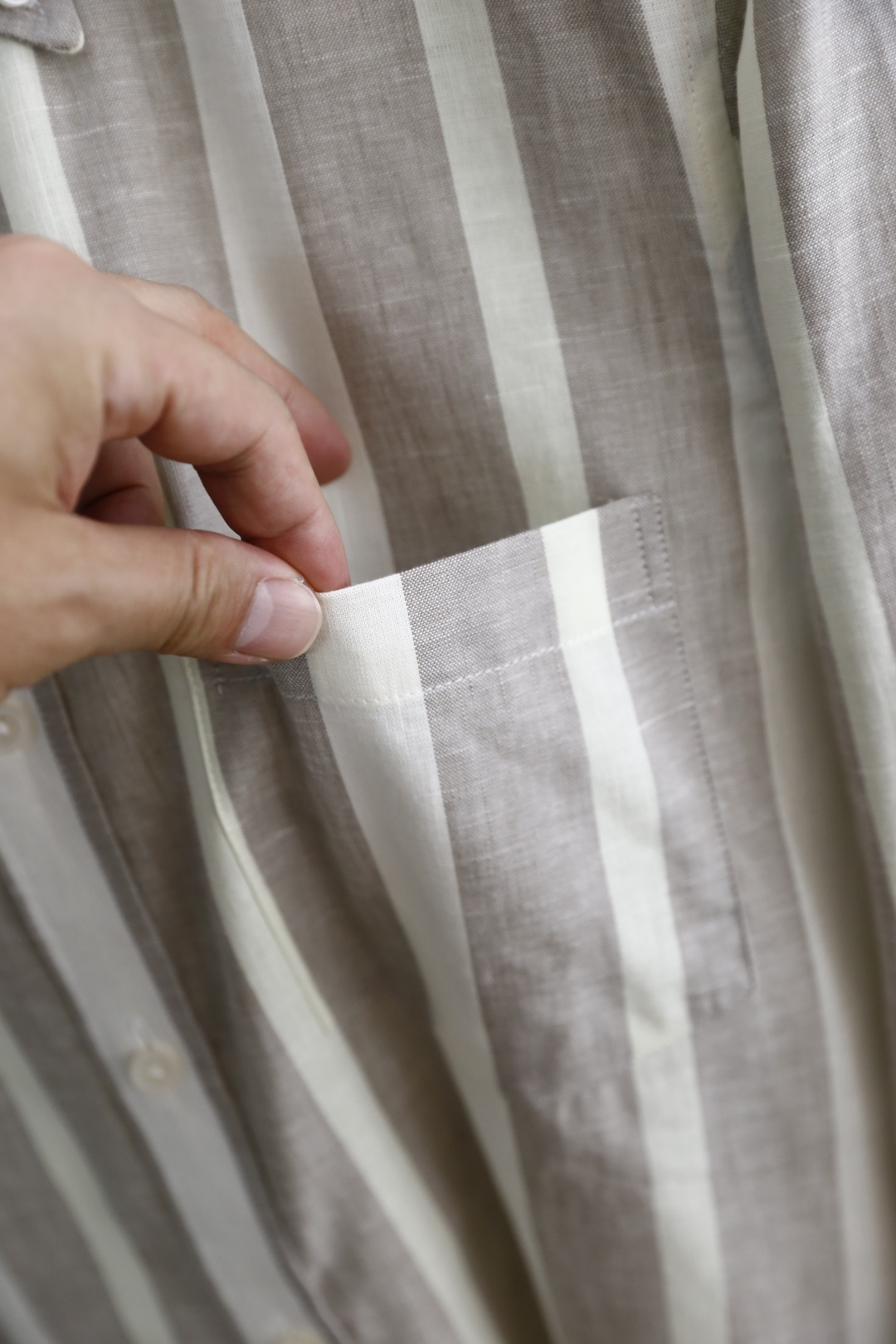 🔥爱马仕/Her*es.25秋季男士新品时尚经典条纹衬衫👔上身超帅！欧洲专柜同款单品，随意百搭！奢华经典