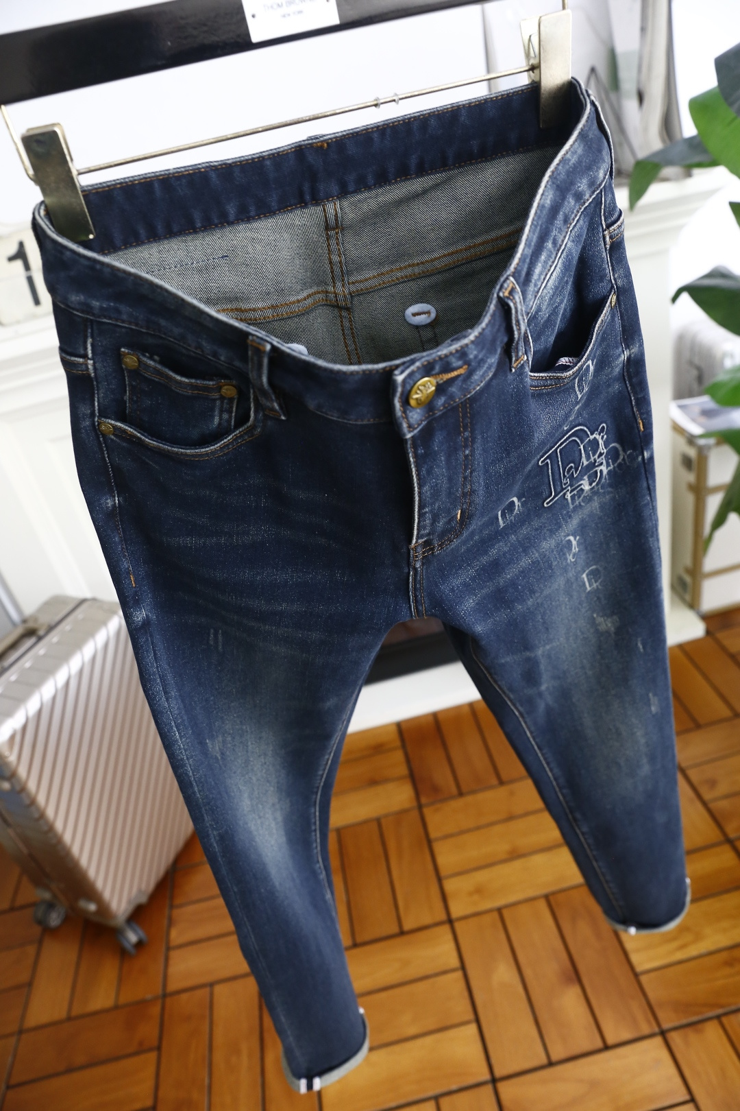 🔥迪奥/Chr*stian Dior.25秋季新品时尚男士牛仔裤👖采用客供水洗弹力牛仔裤！奢华经典品牌L