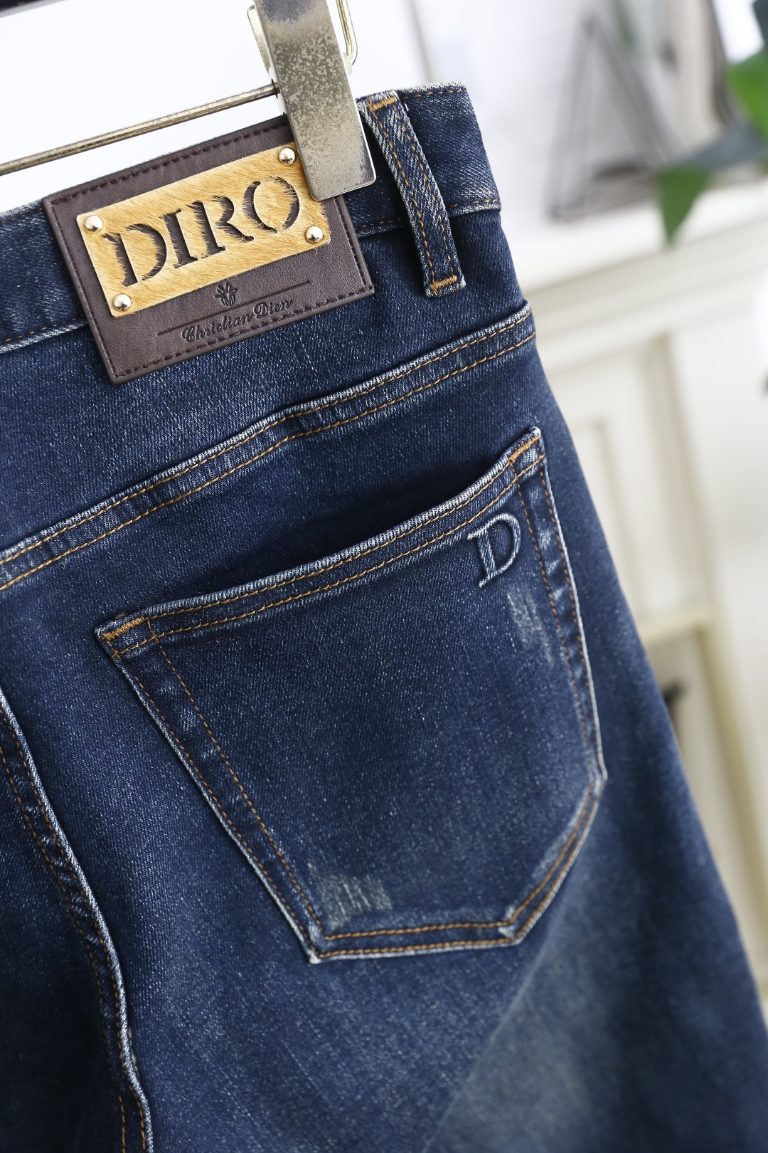 🔥迪奥/Chr*stian Dior.25秋季新品时尚男士牛仔裤👖采用客供水洗弹力牛仔裤！奢华经典品牌L