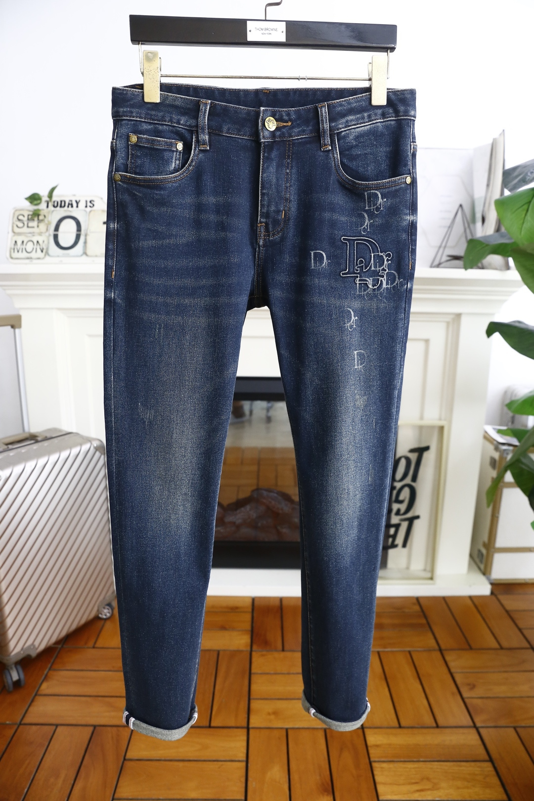 🔥迪奥/Chr*stian Dior.25秋季新品时尚男士牛仔裤👖采用客供水洗弹力牛仔裤！奢华经典品牌L