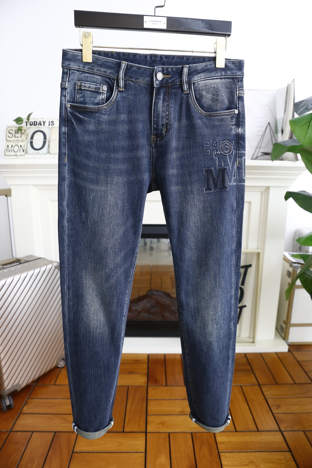 🔥马丁马吉拉.2025秋季新品原单高端男士牛仔裤！奢华经典品牌🔢LOGO配饰 身穿着非常舒适 低调不失奢