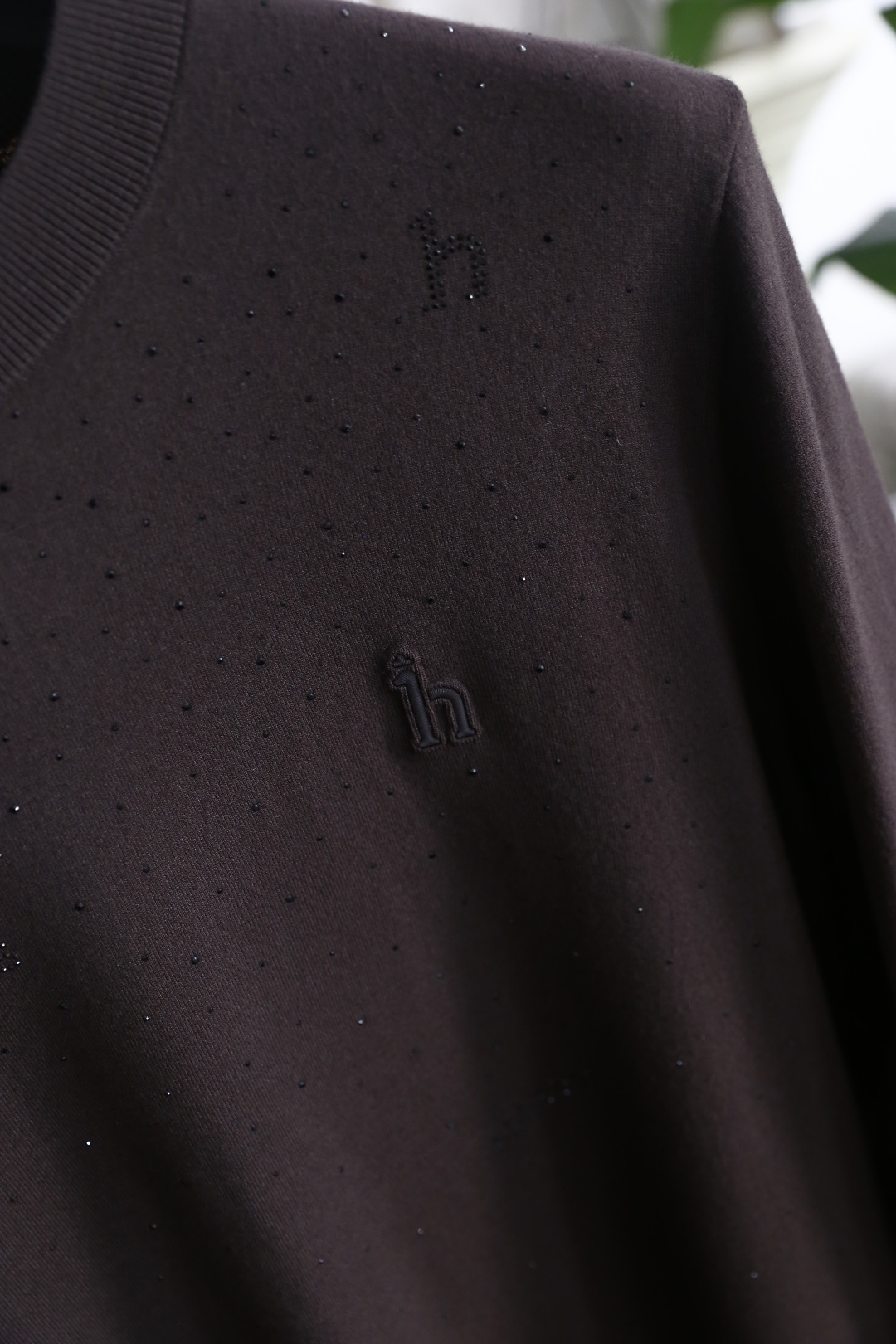 🔥爱马4/Her*es.2025秋季新品🆕时尚百搭圆领长袖针织衫🧶奢华品牌经典元素LOGO设计👍🏻走线更