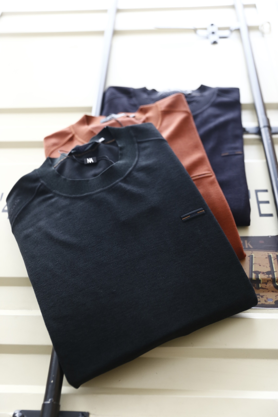 🔥杰尼*/Ze*na.2025秋季新品男士针织长袖衫👍🏼时尚经典圆领设计！奢华经典品牌元素设计👍高级定制