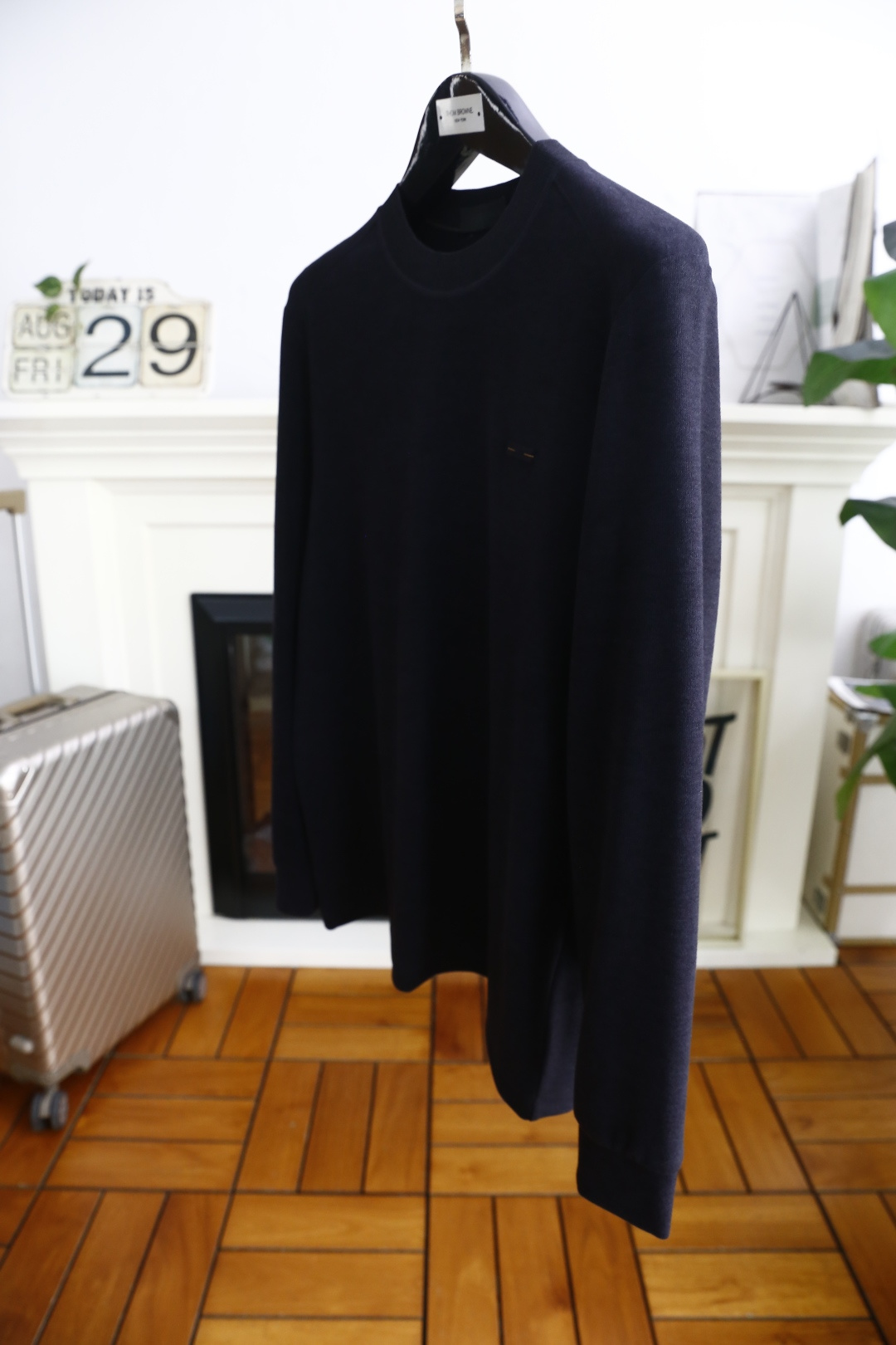 🔥杰尼*/Ze*na.2025秋季新品男士针织长袖衫👍🏼时尚经典圆领设计！奢华经典品牌元素设计👍高级定制