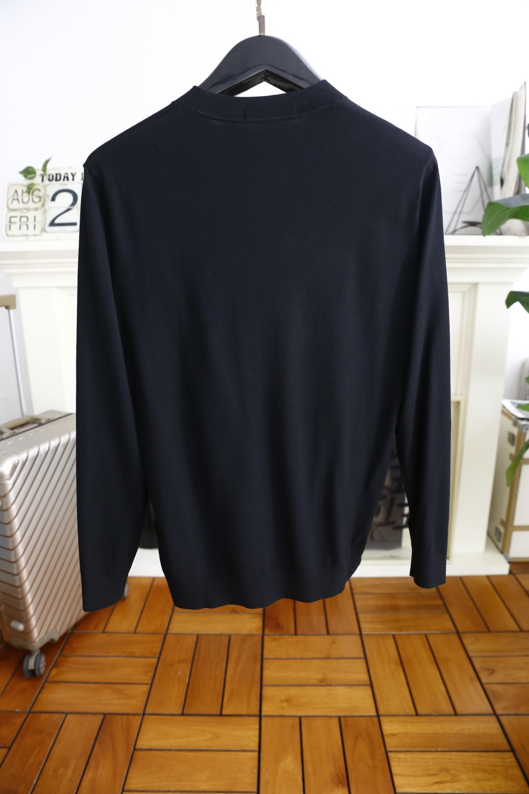 🔥alo.2025秋季新品男士针织长袖衫👍🏼时尚经典圆领设计！胸前品牌字母设计👍高级定制百搭款式 任何人