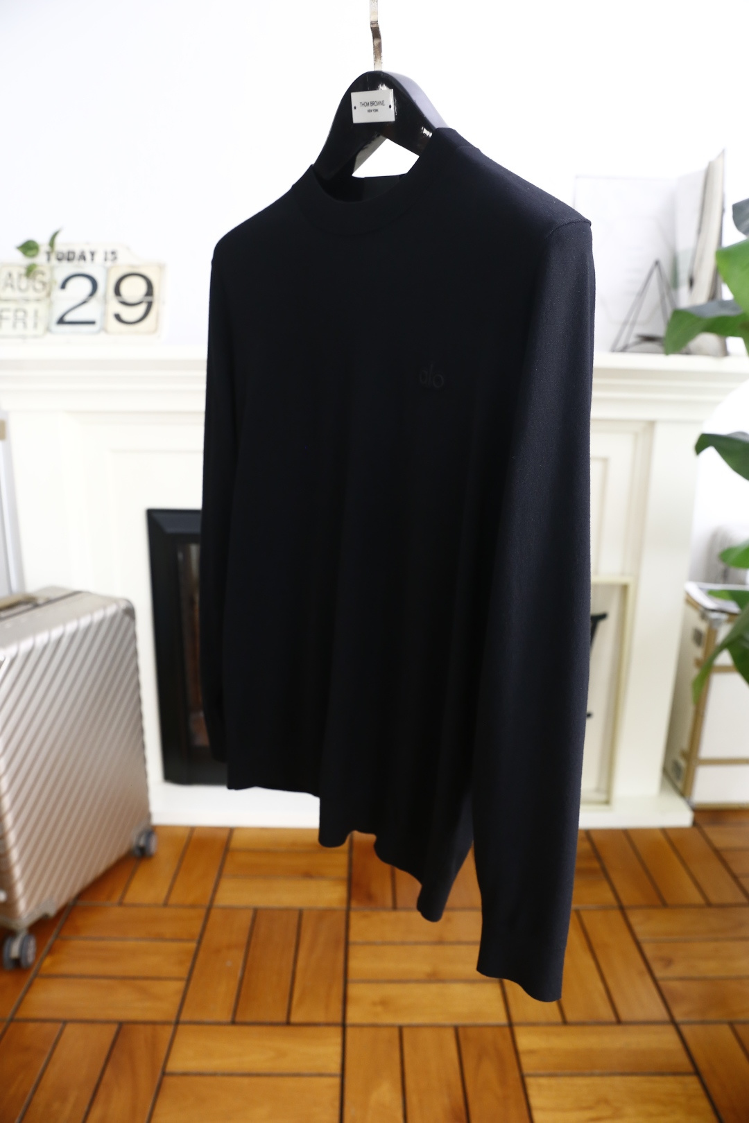 🔥alo.2025秋季新品男士针织长袖衫👍🏼时尚经典圆领设计！胸前品牌字母设计👍高级定制百搭款式 任何人