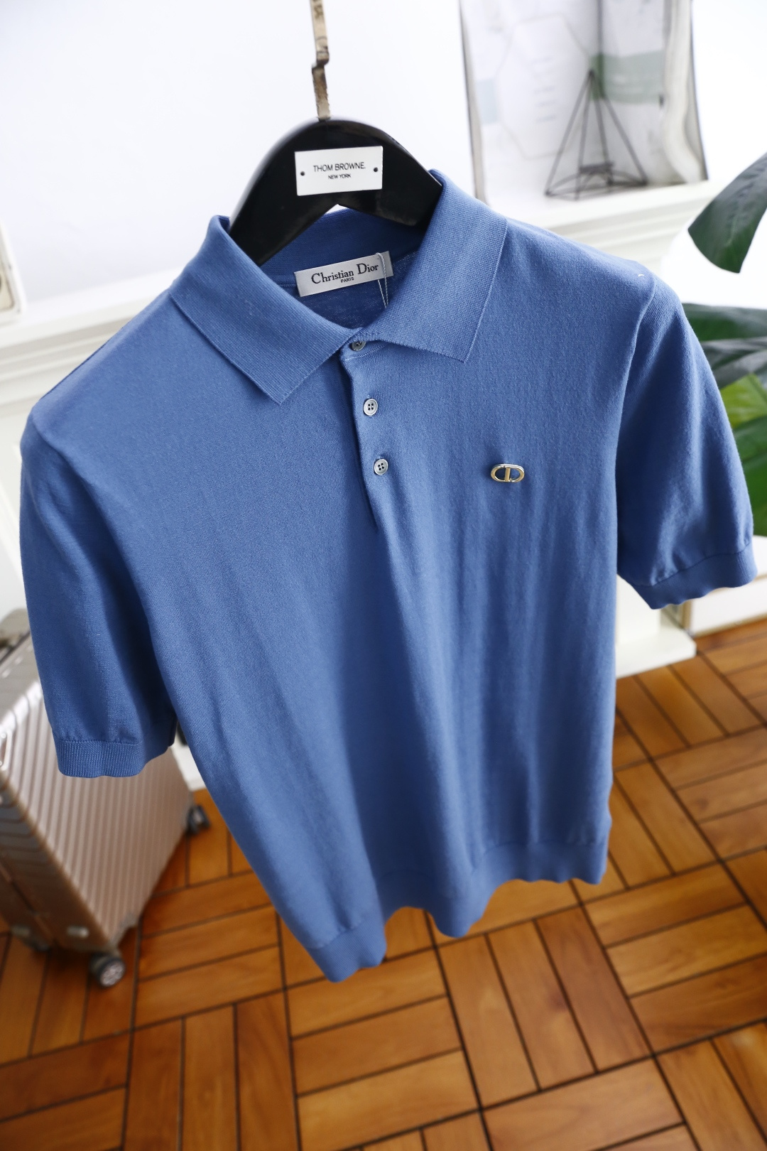 🔥迪奥/Christian Di*r.25男士针织短袖👍🏼时尚经典翻领设计！高级定制百搭款式 任何人都可