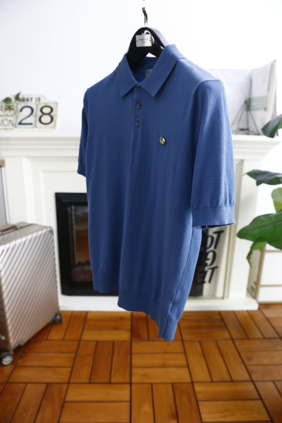 🔥迪奥/Christian Di*r.25男士针织短袖👍🏼时尚经典翻领设计！高级定制百搭款式 任何人都可