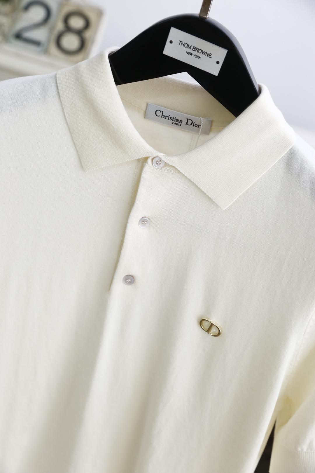 🔥迪奥/Christian Di*r.25男士针织短袖👍🏼时尚经典翻领设计！高级定制百搭款式 任何人都可