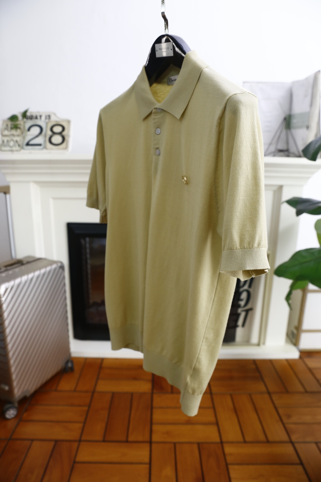 🔥迪奥/Christian Di*r.25男士针织短袖👍🏼时尚经典翻领设计！高级定制百搭款式 任何人都可