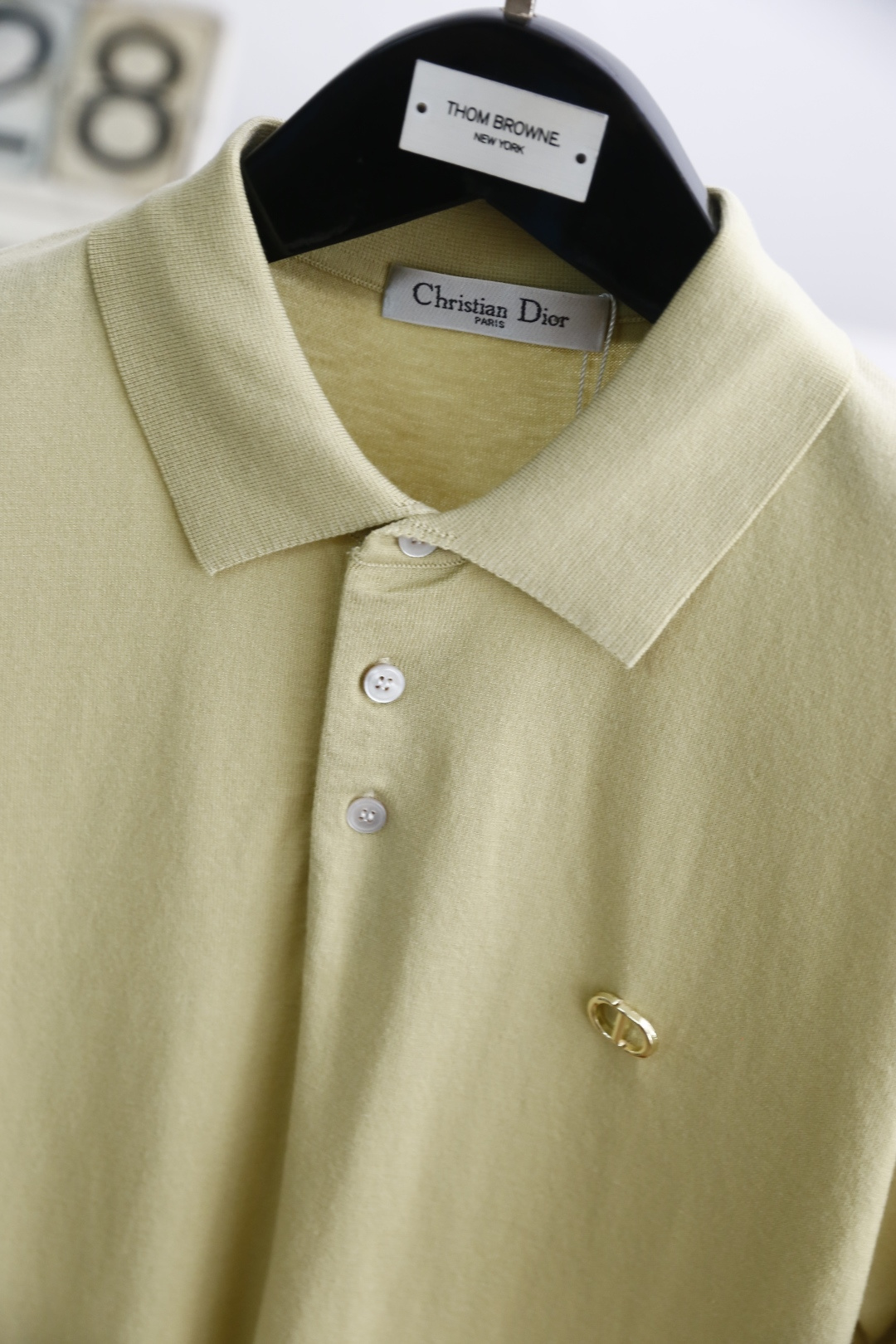 🔥迪奥/Christian Di*r.25男士针织短袖👍🏼时尚经典翻领设计！高级定制百搭款式 任何人都可