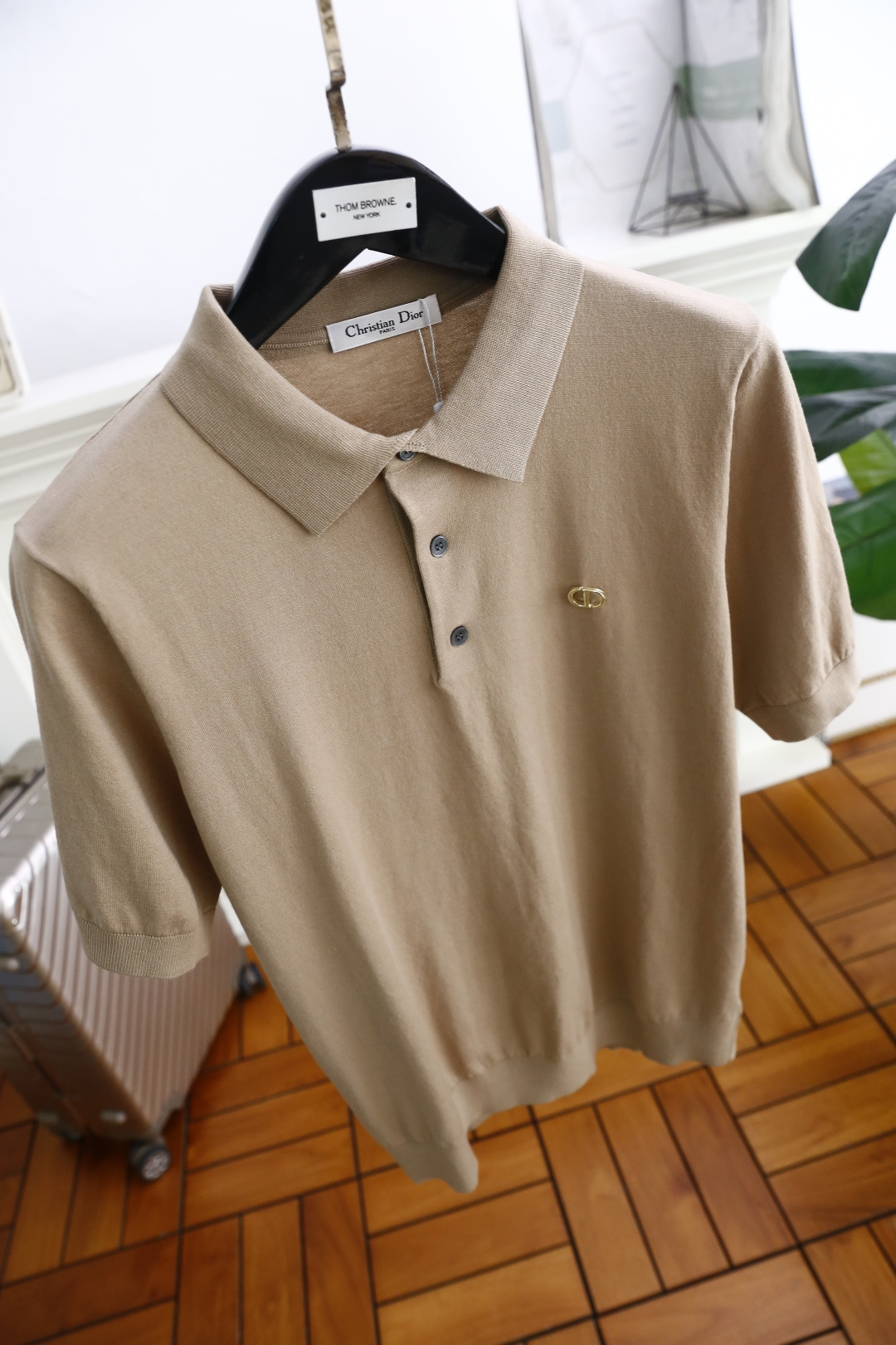 🔥迪奥/Christian Di*r.25男士针织短袖👍🏼时尚经典翻领设计！高级定制百搭款式 任何人都可