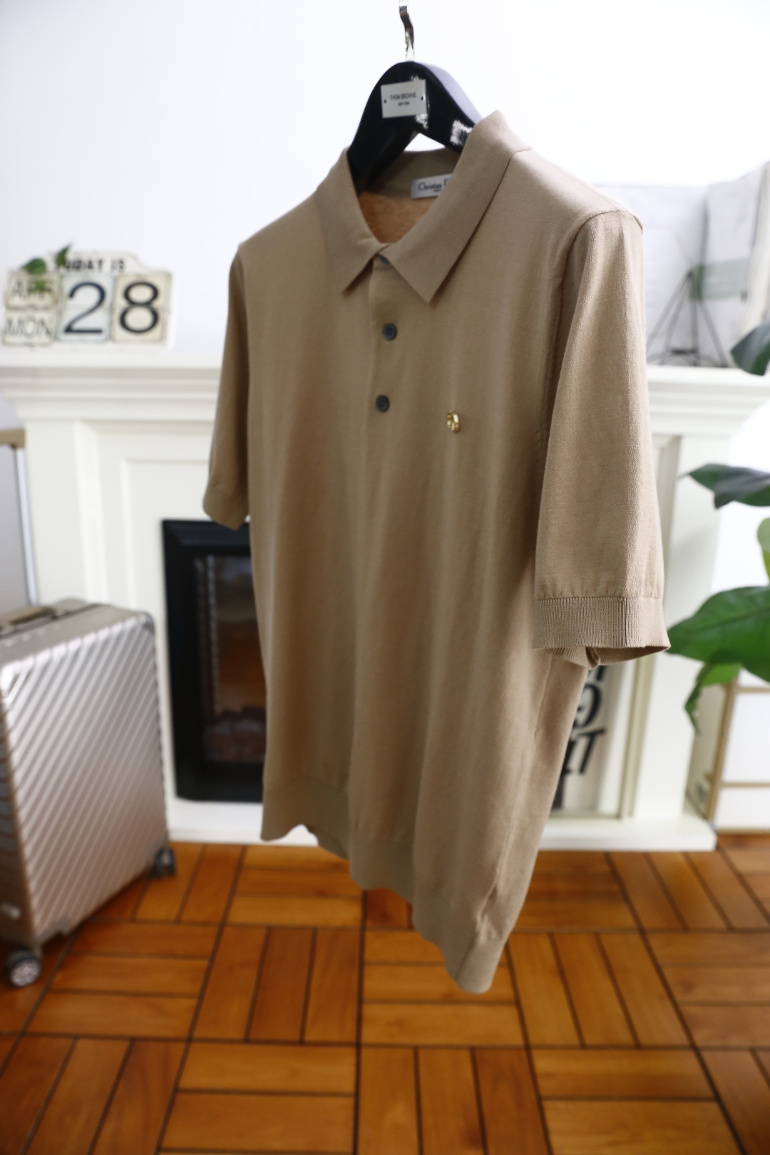 🔥迪奥/Christian Di*r.25男士针织短袖👍🏼时尚经典翻领设计！高级定制百搭款式 任何人都可