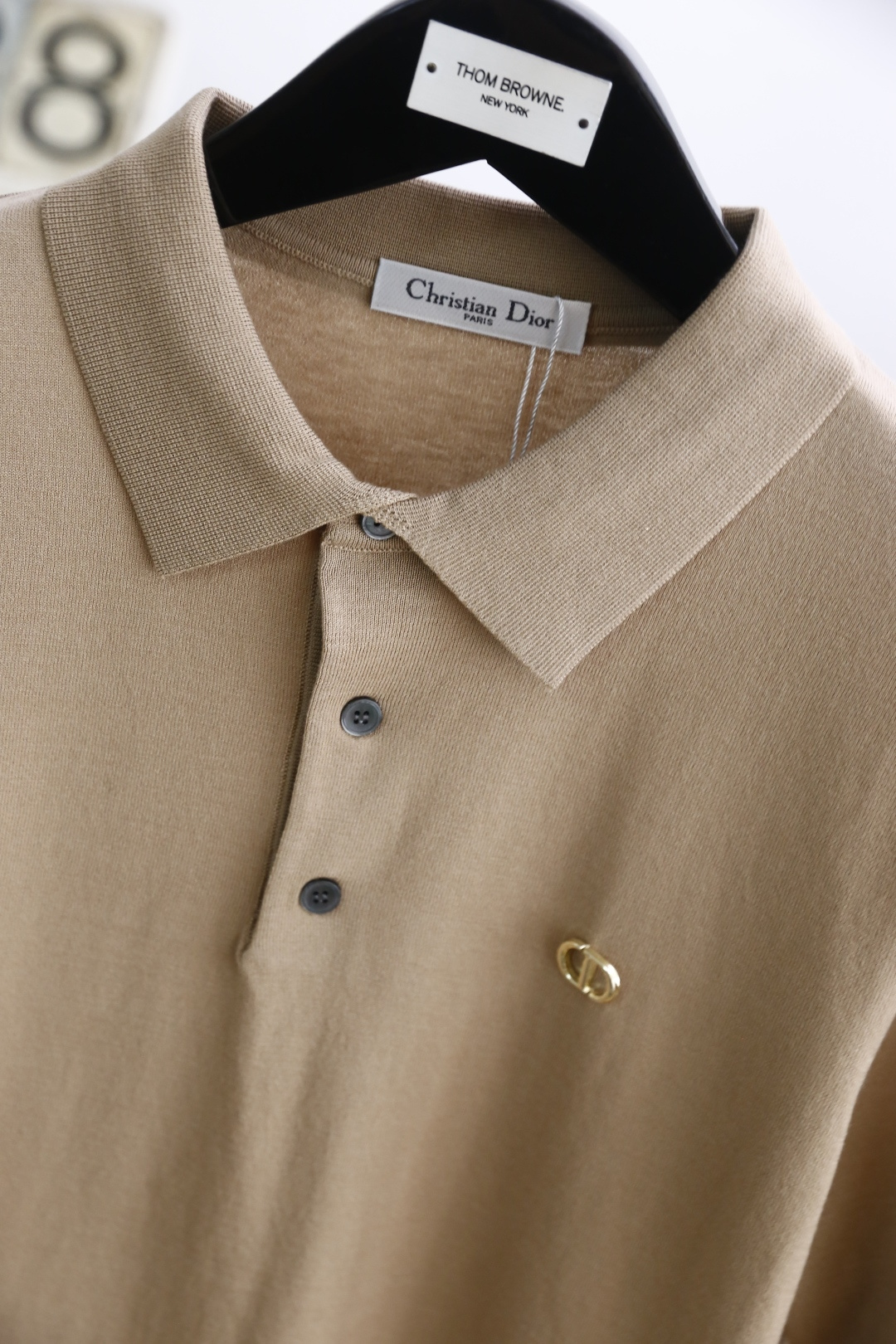 🔥迪奥/Christian Di*r.25男士针织短袖👍🏼时尚经典翻领设计！高级定制百搭款式 任何人都可