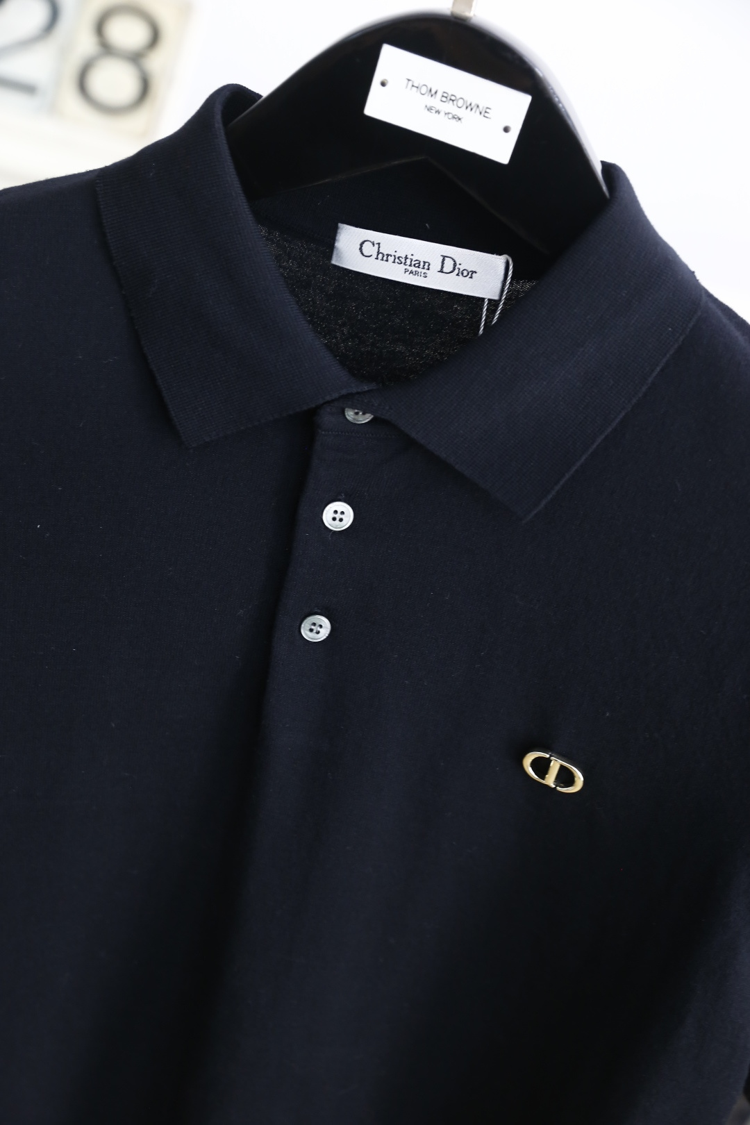 🔥迪奥/Christian Di*r.25男士针织短袖👍🏼时尚经典翻领设计！高级定制百搭款式 任何人都可