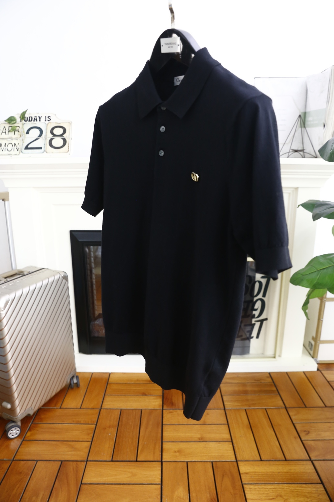 🔥迪奥/Christian Di*r.25男士针织短袖👍🏼时尚经典翻领设计！高级定制百搭款式 任何人都可