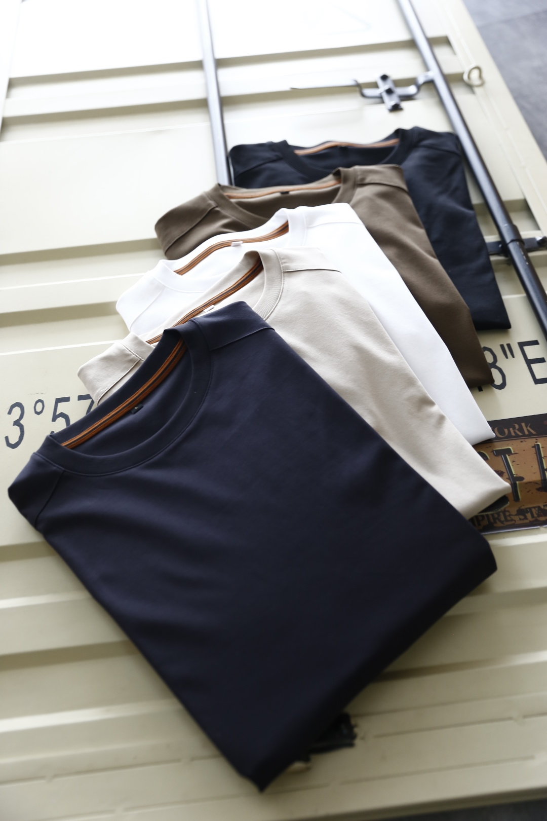 🔥杰尼亚.2025秋季新品时尚男士高品质长袖！采用高档舒适匹马棉面料，舒适保暖极佳 可防静电手感舒适顺滑