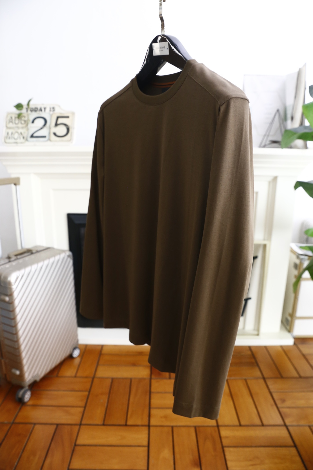 🔥杰尼亚.2025秋季新品时尚男士高品质长袖！采用高档舒适匹马棉面料，舒适保暖极佳 可防静电手感舒适顺滑