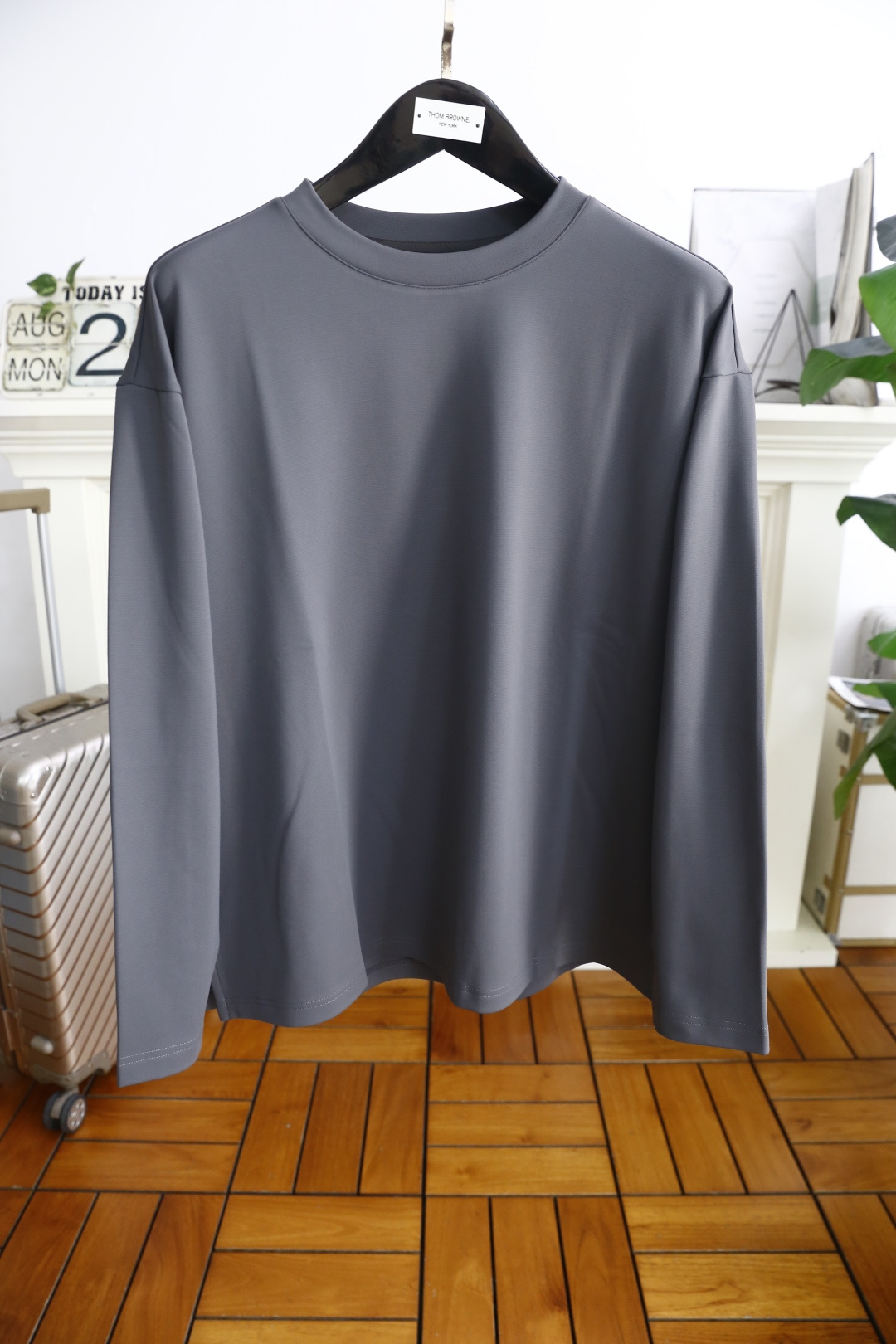 🔥杰尼*/Zeg*a.2025秋季新款时尚男士净版打底衫！采用陶瓷磨针抓绒户外材质面料！入手便知非常柔软