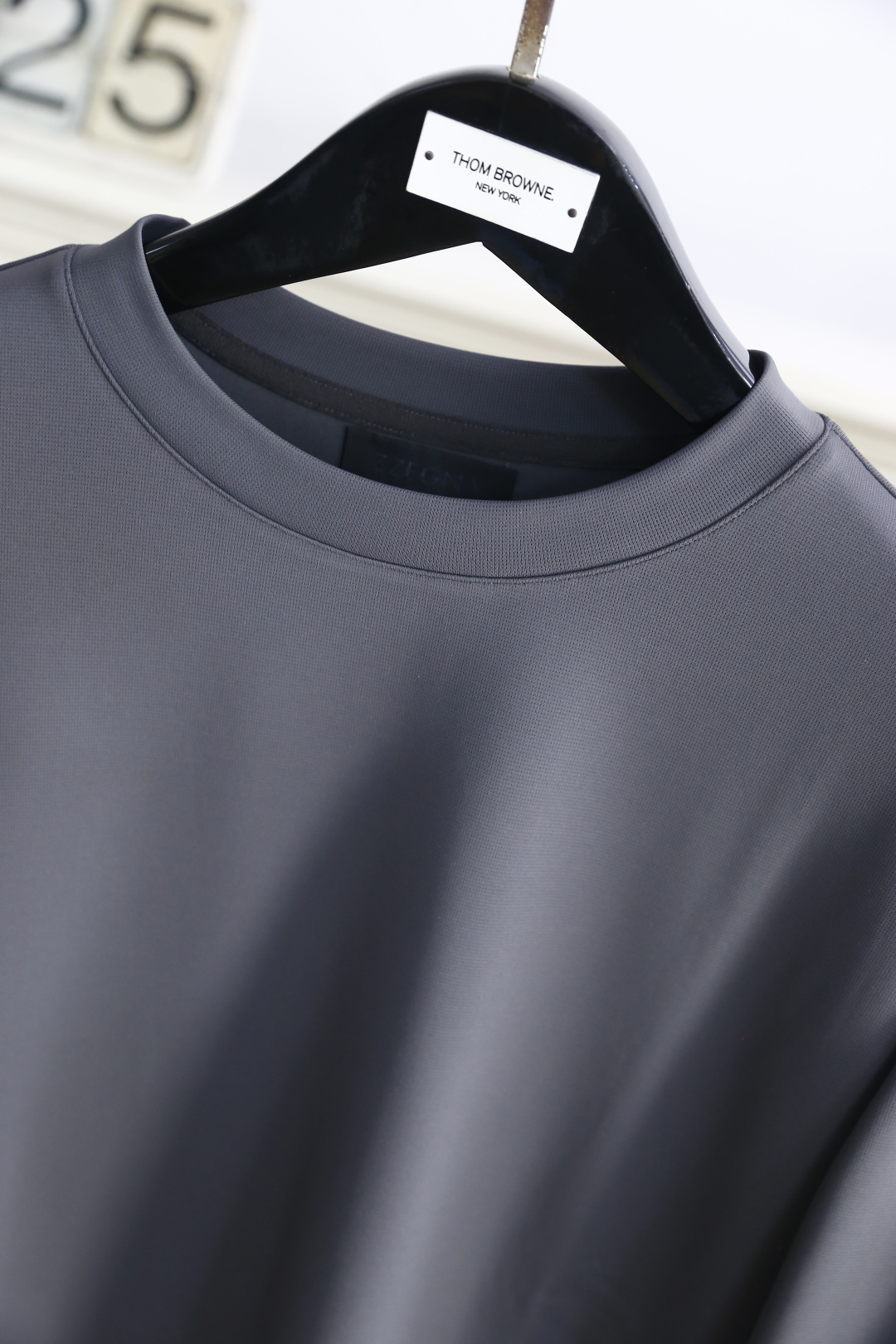 🔥杰尼*/Zeg*a.2025秋季新款时尚男士净版打底衫！采用陶瓷磨针抓绒户外材质面料！入手便知非常柔软