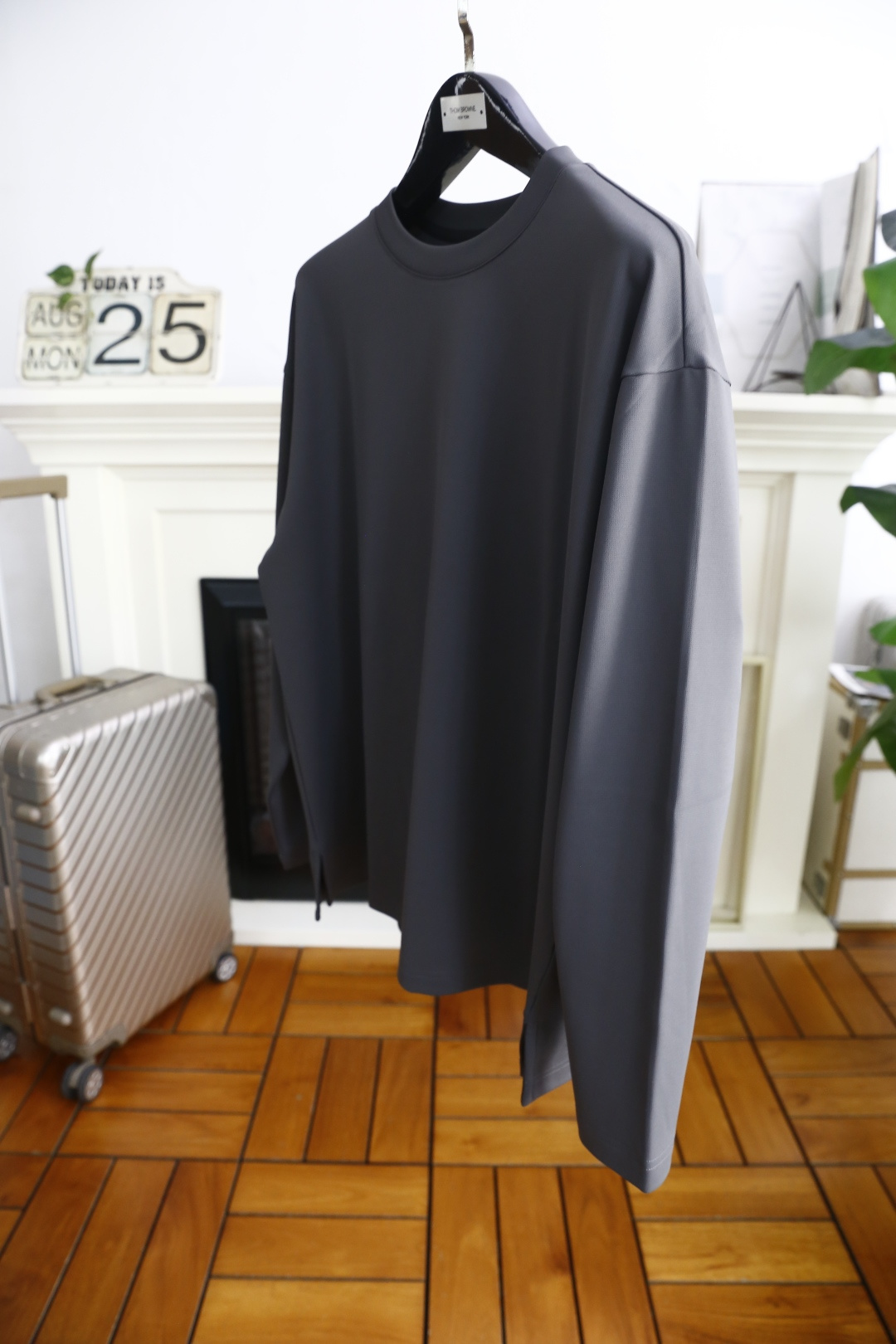 🔥杰尼*/Zeg*a.2025秋季新款时尚男士净版打底衫！采用陶瓷磨针抓绒户外材质面料！入手便知非常柔软