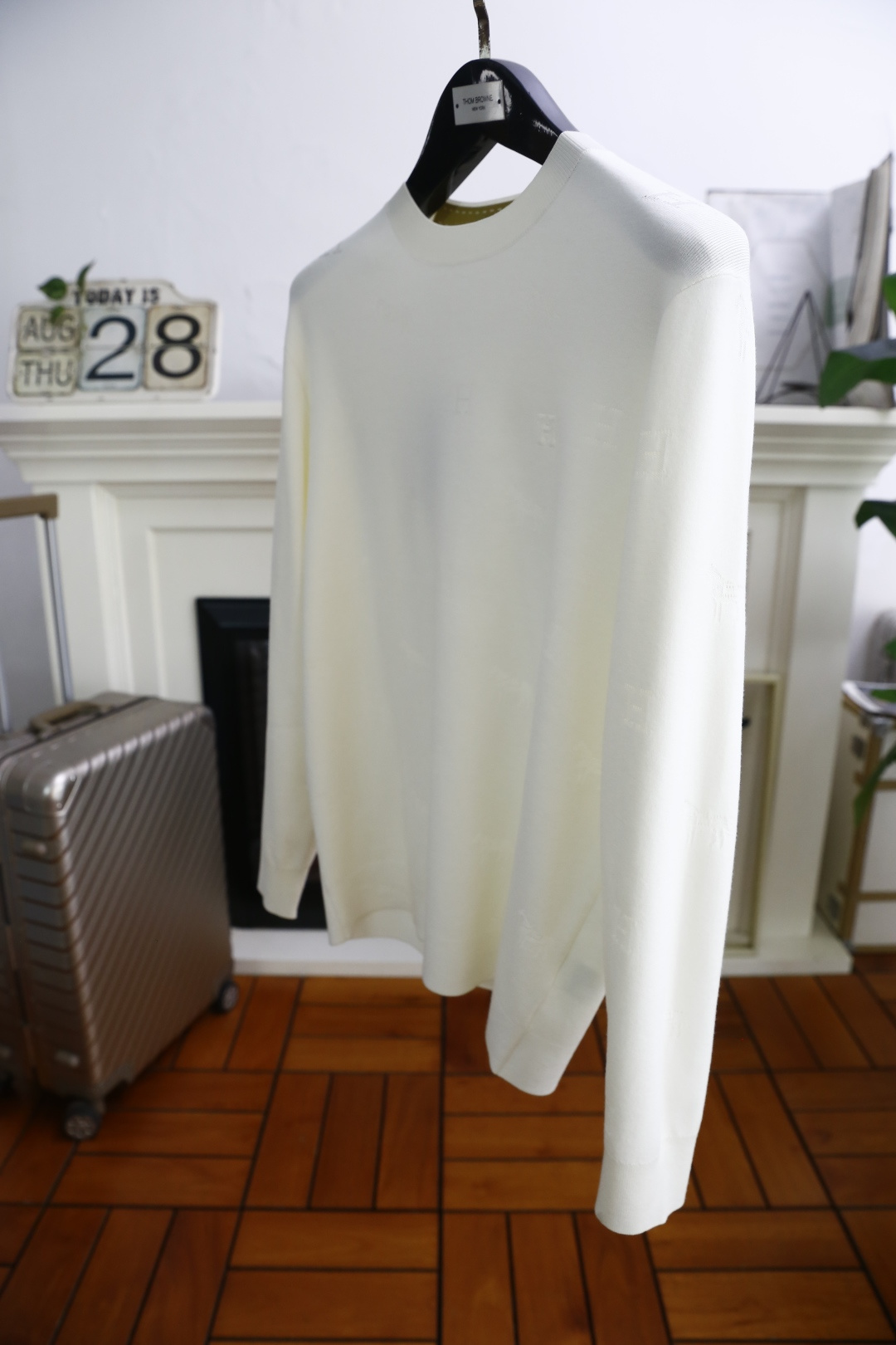 🔥爱马4/Her*es.2025秋季新品🆕时尚百搭圆领长袖针织衫🧶奢华品牌经典元素LOGO设计👍🏻走线更