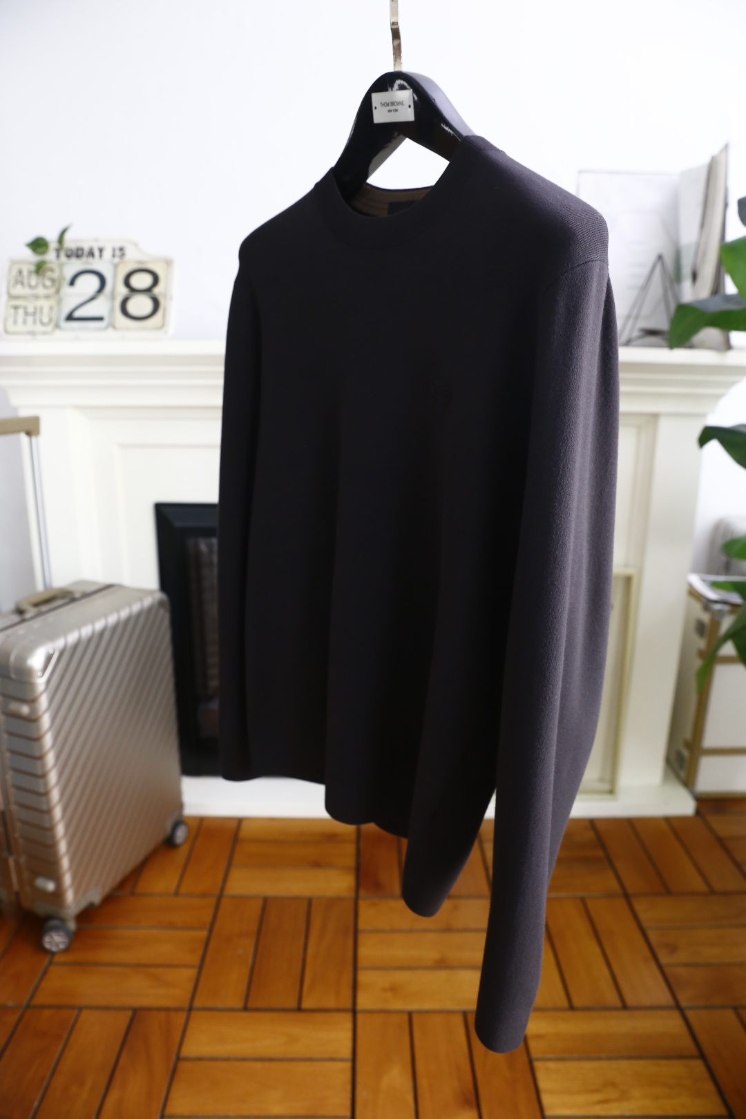 🔥alo.2025秋季新品男士长袖针织衫👍🏼独家呈现！奢华品牌字母LOGO搭配✅超级百搭极符合美学基调的