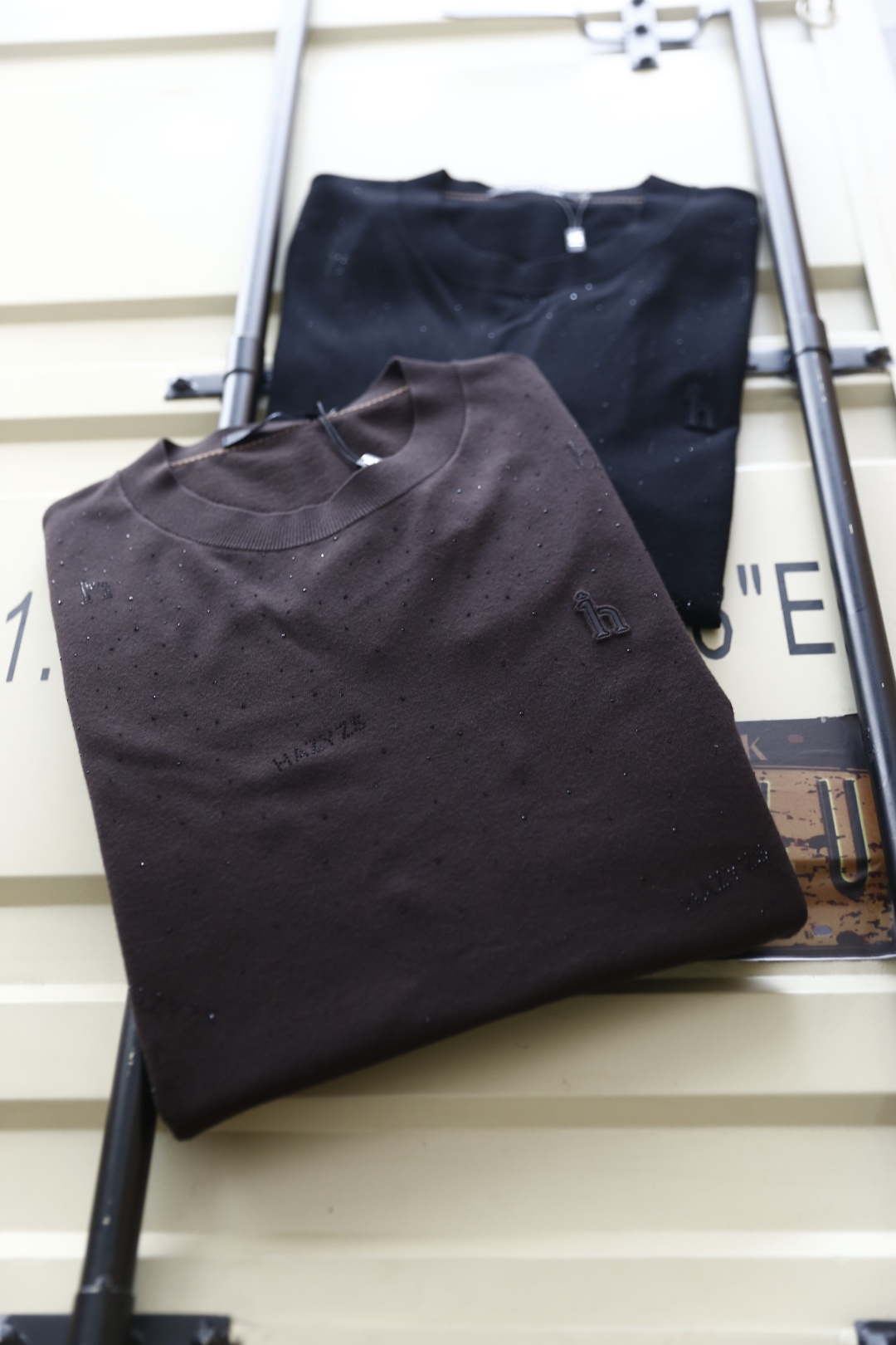 🔥爱马4/Her*es.2025秋季新品🆕时尚百搭圆领长袖针织衫🧶奢华品牌经典元素LOGO设计👍🏻走线更