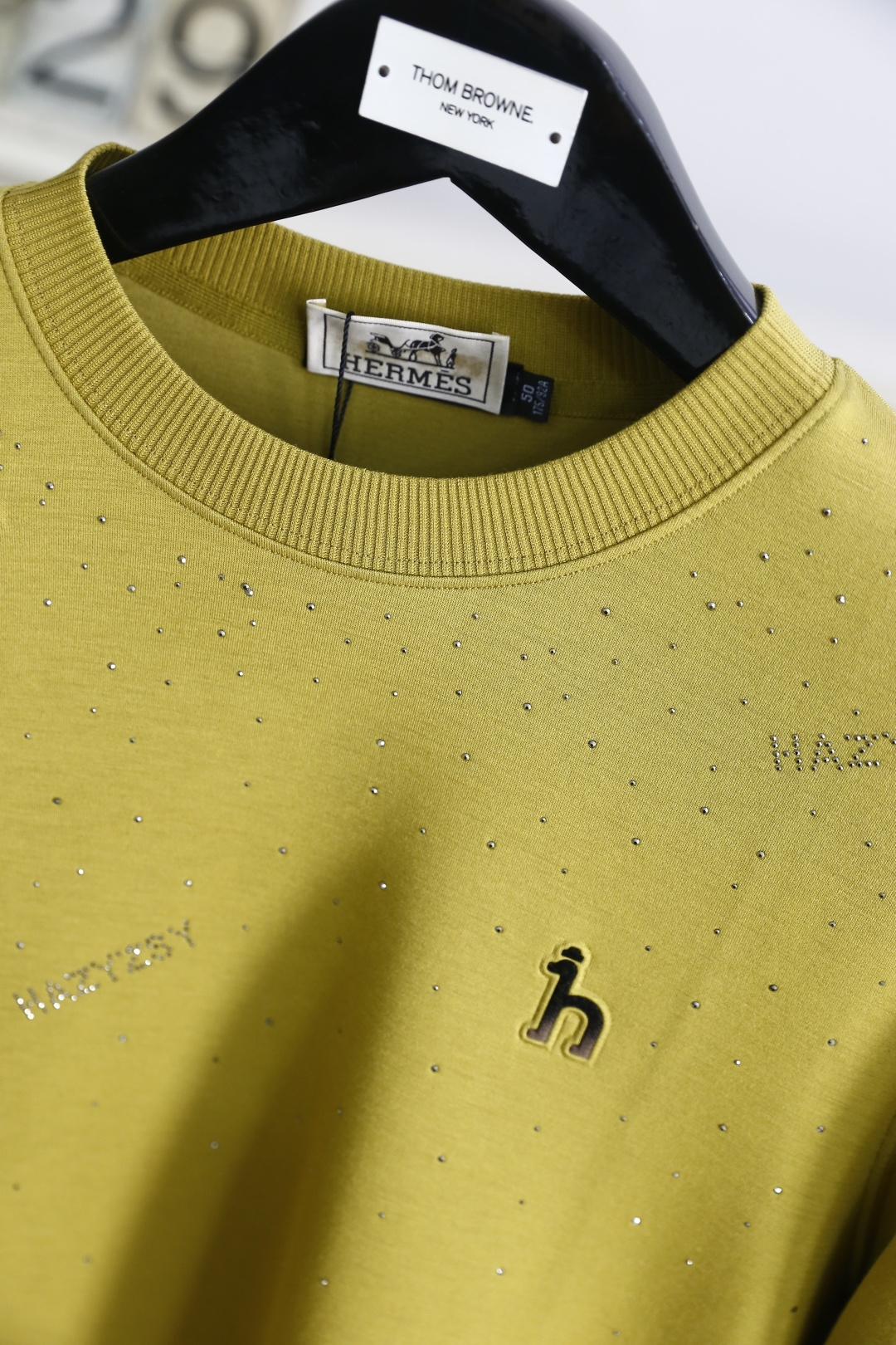 🔥爱马*/Herm*s.2025秋季新品时尚男士圆领卫衣🔥奢华经典品牌元素设计！绝对经得起时间的考验！！