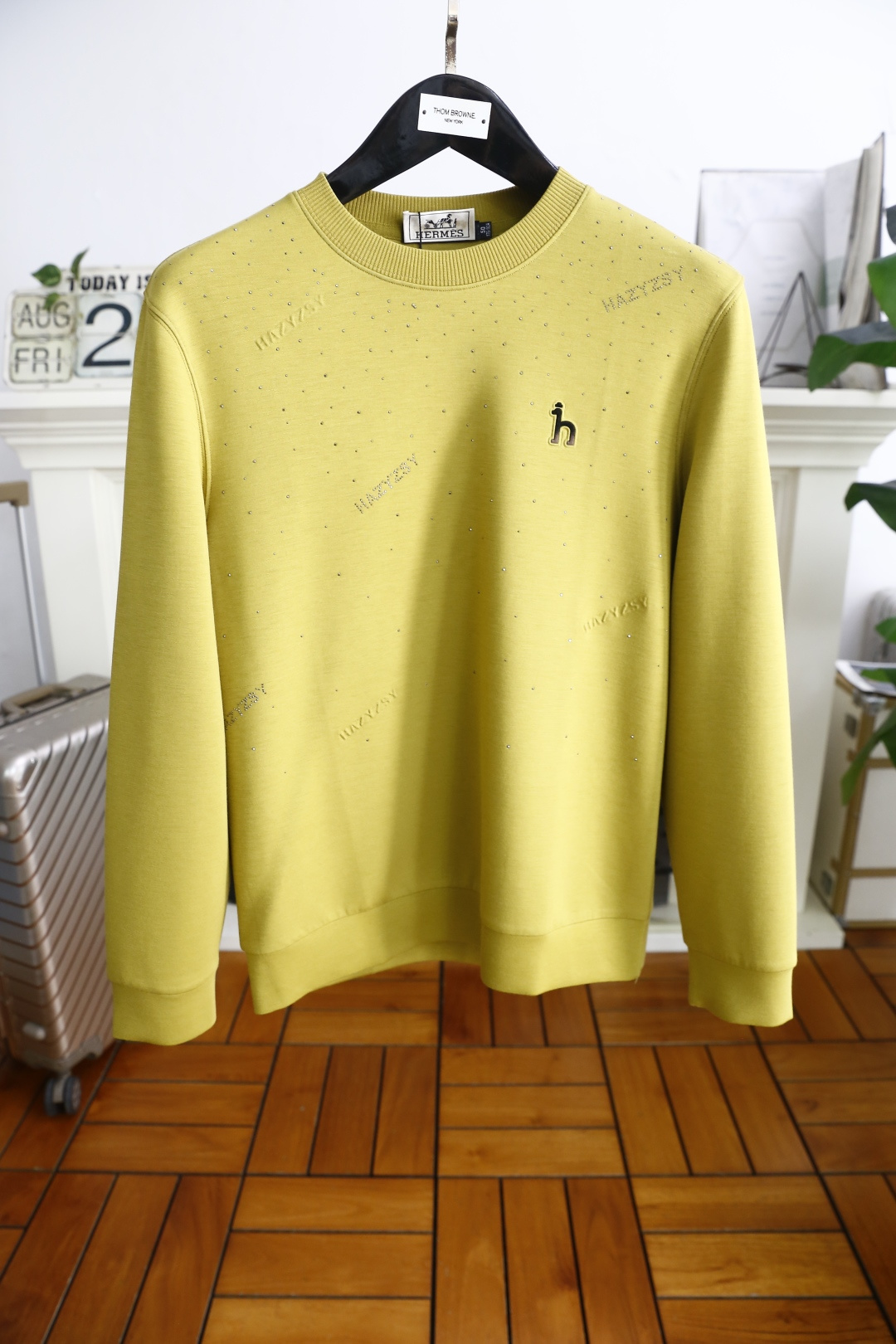 🔥爱马*/Herm*s.2025秋季新品时尚男士圆领卫衣🔥奢华经典品牌元素设计！绝对经得起时间的考验！！