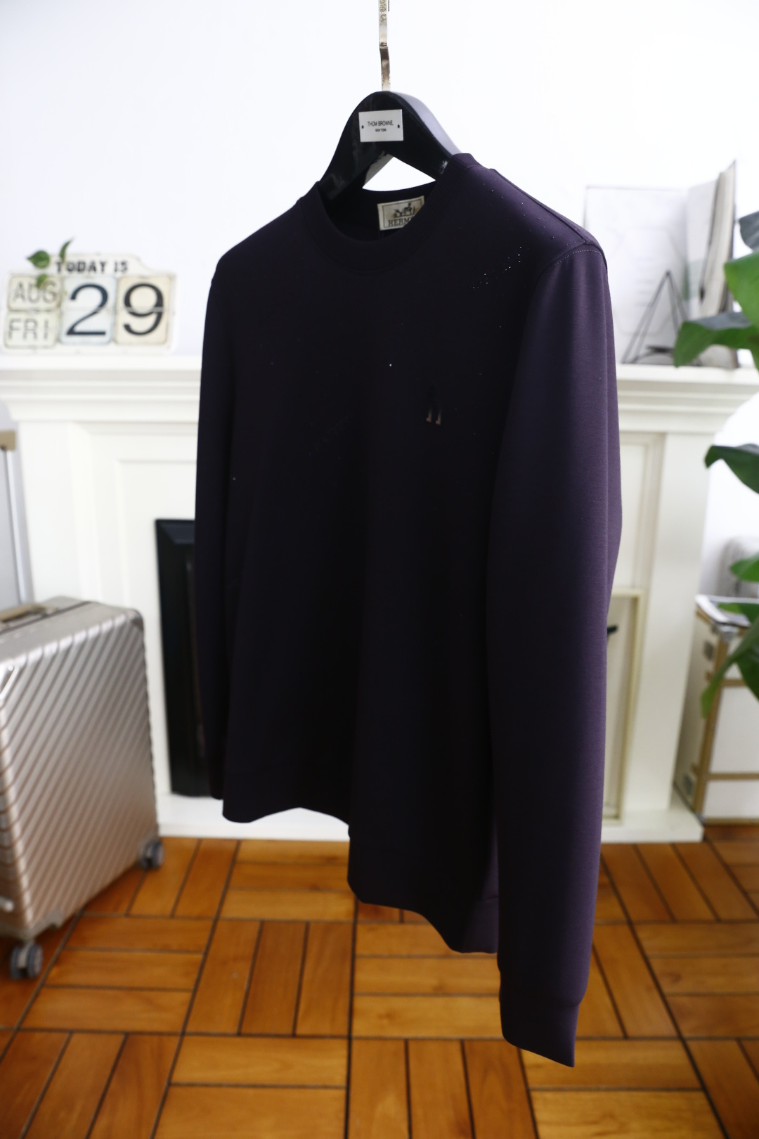 🔥爱马*/Herm*s.2025秋季新品时尚男士圆领卫衣🔥奢华经典品牌元素设计！绝对经得起时间的考验！！