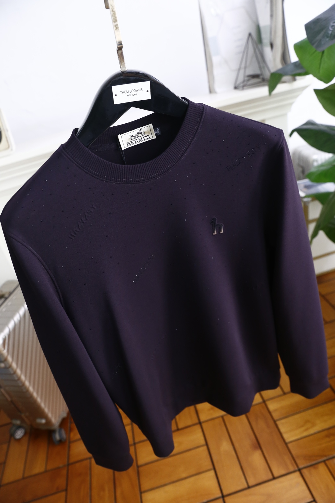 🔥爱马*/Herm*s.2025秋季新品时尚男士圆领卫衣🔥奢华经典品牌元素设计！绝对经得起时间的考验！！
