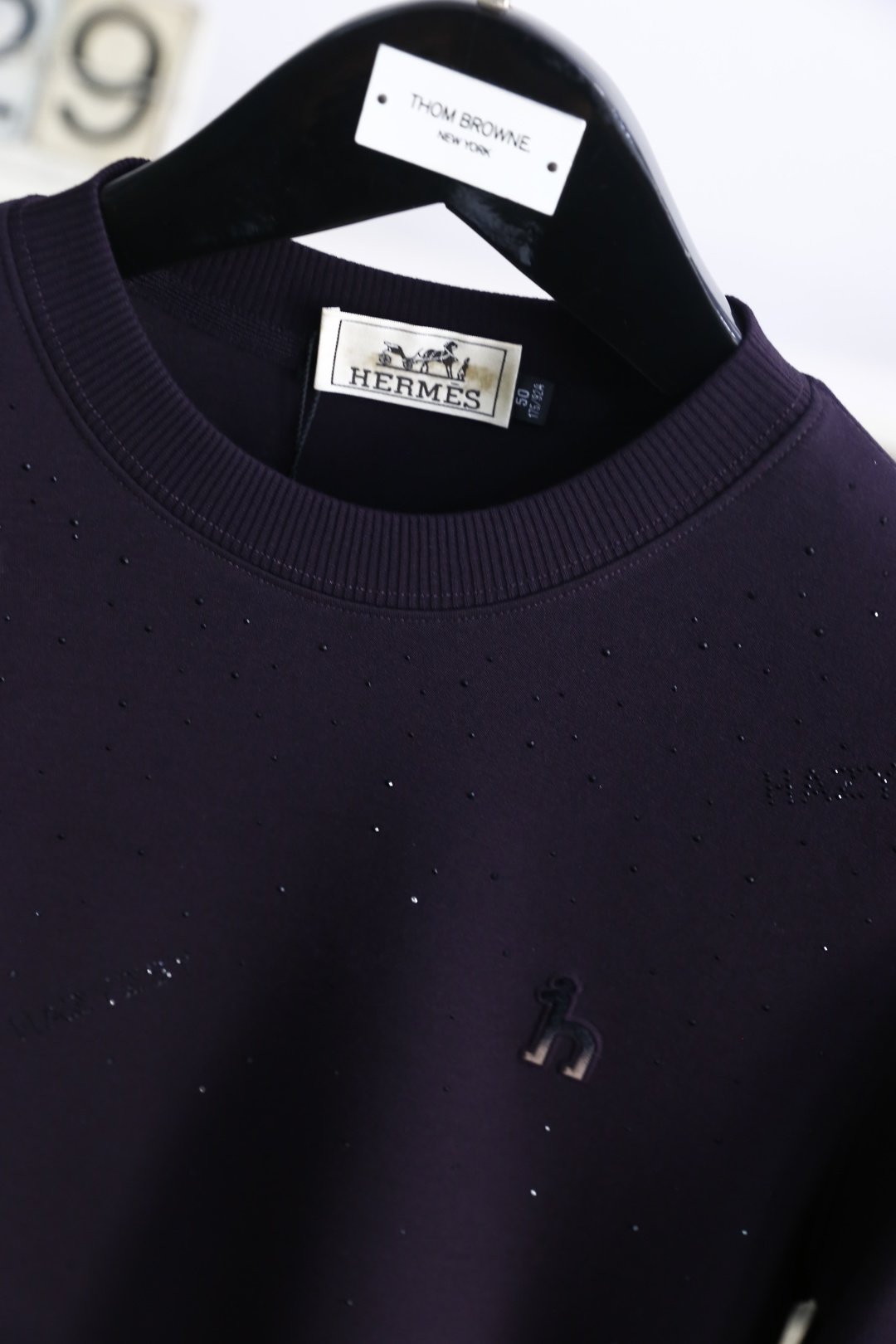 🔥爱马*/Herm*s.2025秋季新品时尚男士圆领卫衣🔥奢华经典品牌元素设计！绝对经得起时间的考验！！