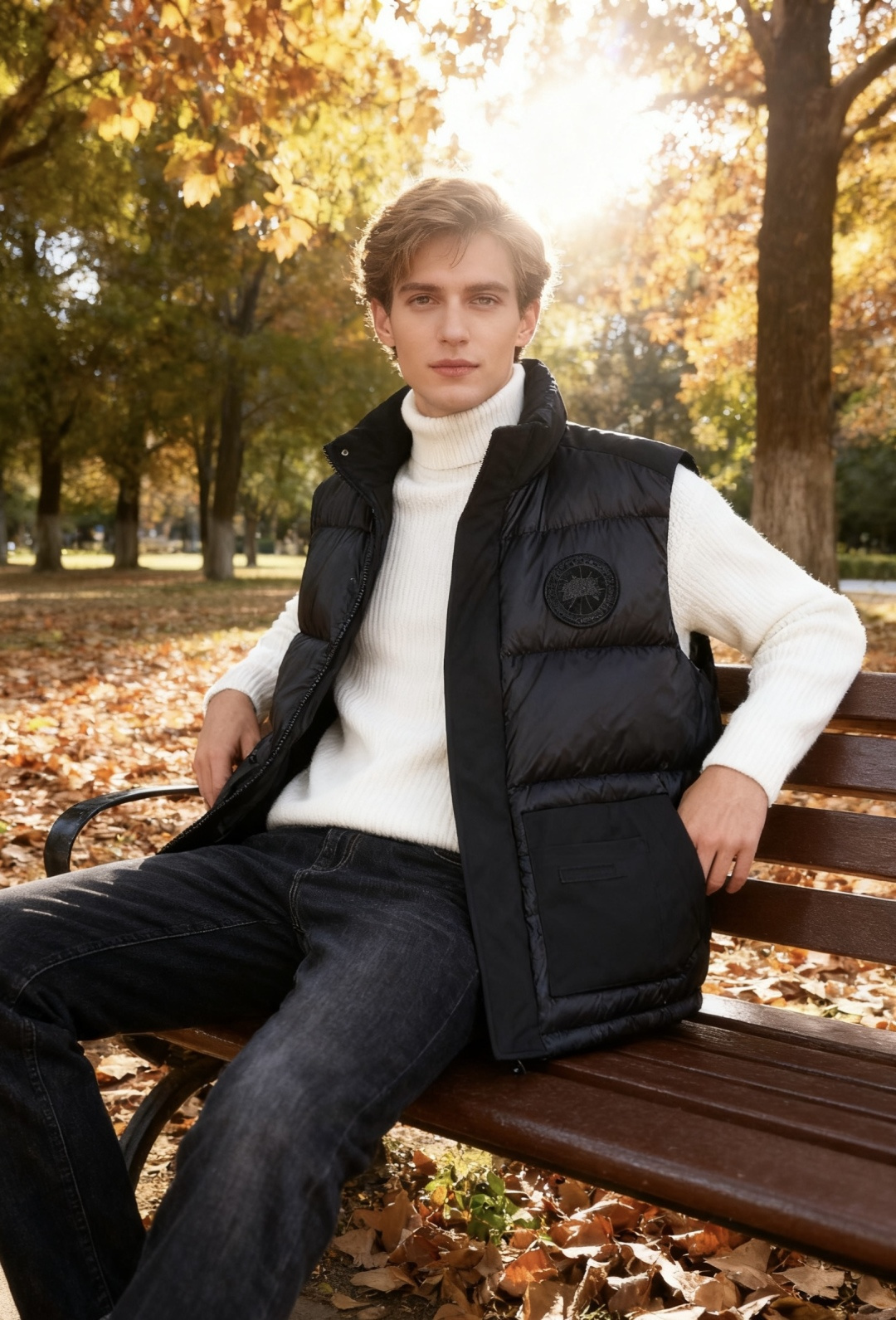 NO:524644,Canadian Goose. Autumn and Winter down vest!  The classic stand-up collar anti-wind design is comfortable and warm, full of grades, and the luxurious and classic logo on the chest perfectly outlines the layering of modern and fashionable aesthetics and visual aesthetics. The amount of velvet is even better, showing a more luxurious atmosphere, and the warmth effect is beyond doubt. Filled with European standard 90 velvet, it is super warm, handsome and not bloated. It is a winter cold-proof artifact, and it is released simultaneously on the pipeline network, which will definitely surprise you throughout the autumn and winter!  Counter size 48-56, shipped the next day!  ,,down jacket,alexander wang19860909加拿大鹅. 秋冬羽绒马甲！经典立领抗风设计舒适保暖,档次十足,胸前奢华经典logo完美勾勒出现代又时尚美学以及视觉审美方面的层次感,充绒量更是极佳,更显奢华气息,保暖效果更是毋庸置疑.填充欧标90绒,超级保暖,又帅气还不臃肿,属于冬季御寒神器,管网同步发售,绝对能让你惊艳一整个秋冬！专柜尺码48-56,隔天出货！,,down jacket,alexander wang,Men's clothing